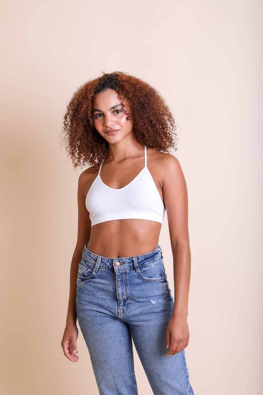 Tattoo Mesh Racerback Bralette  Shop One Place