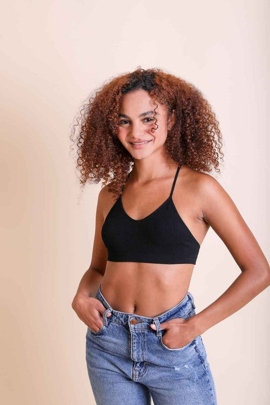 Tattoo Mesh Racerback Bralette  Shop One Place