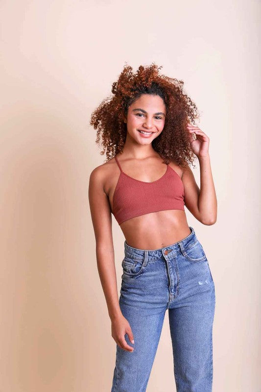 Tattoo Mesh Racerback Bralette  Shop One Place