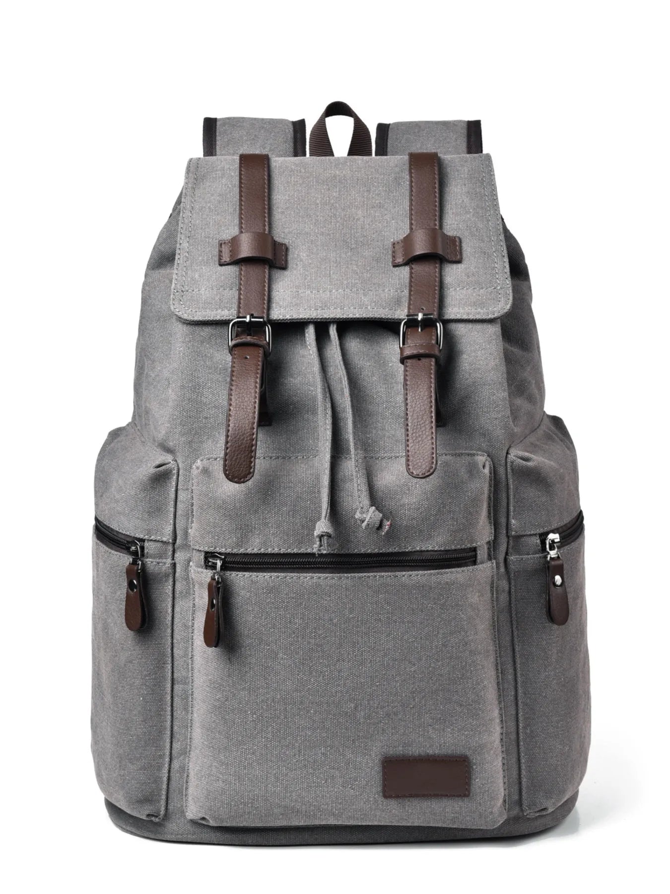 Canvas Backpack Bag with Buckle Straps  Shop One Place