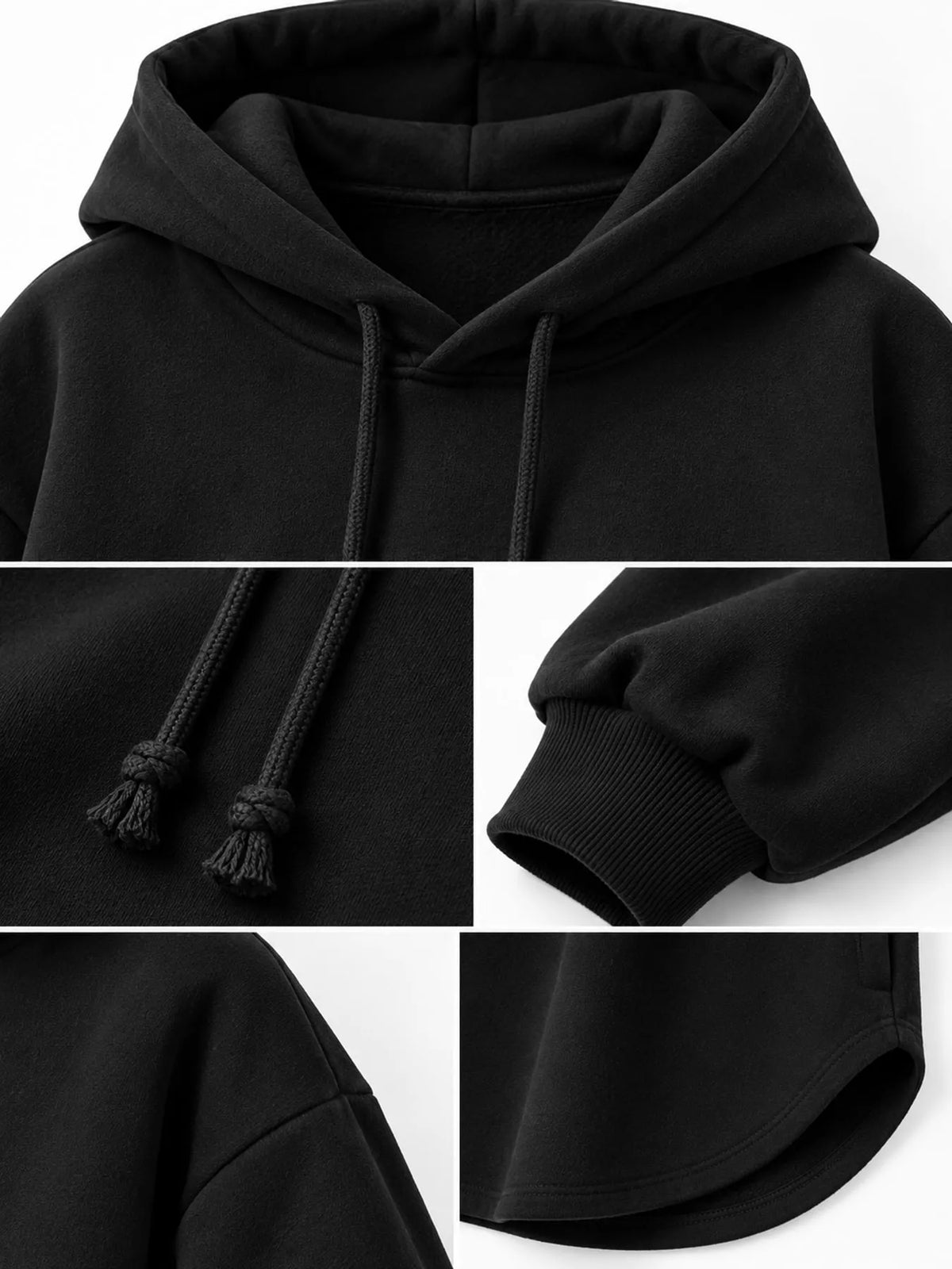 Women's Oversized Drawstring Hoodie – view 5