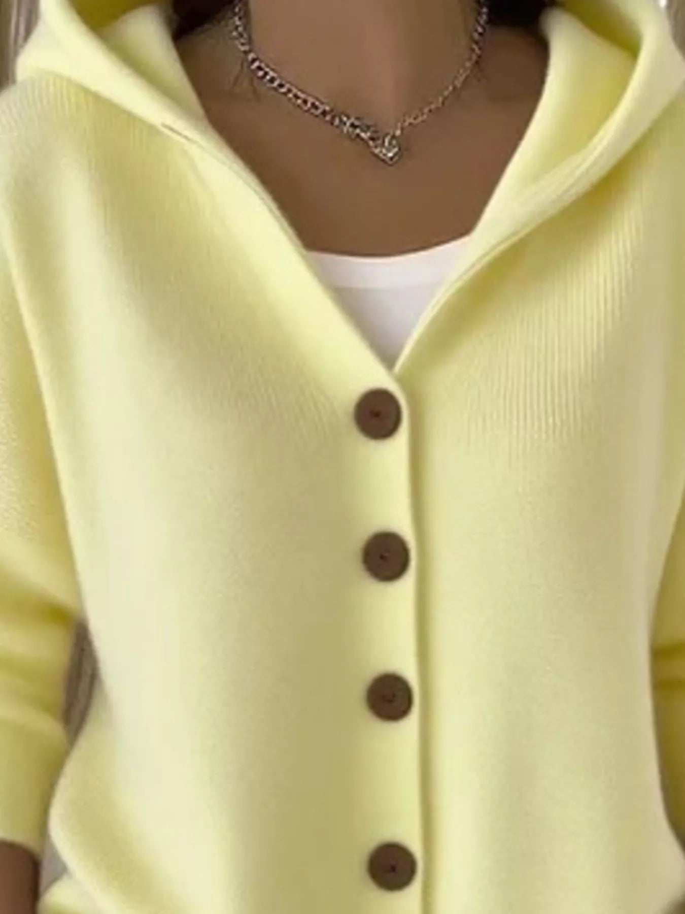 Full Size Button Up Long Sleeve Cardigan Plus Size  Shop One Place