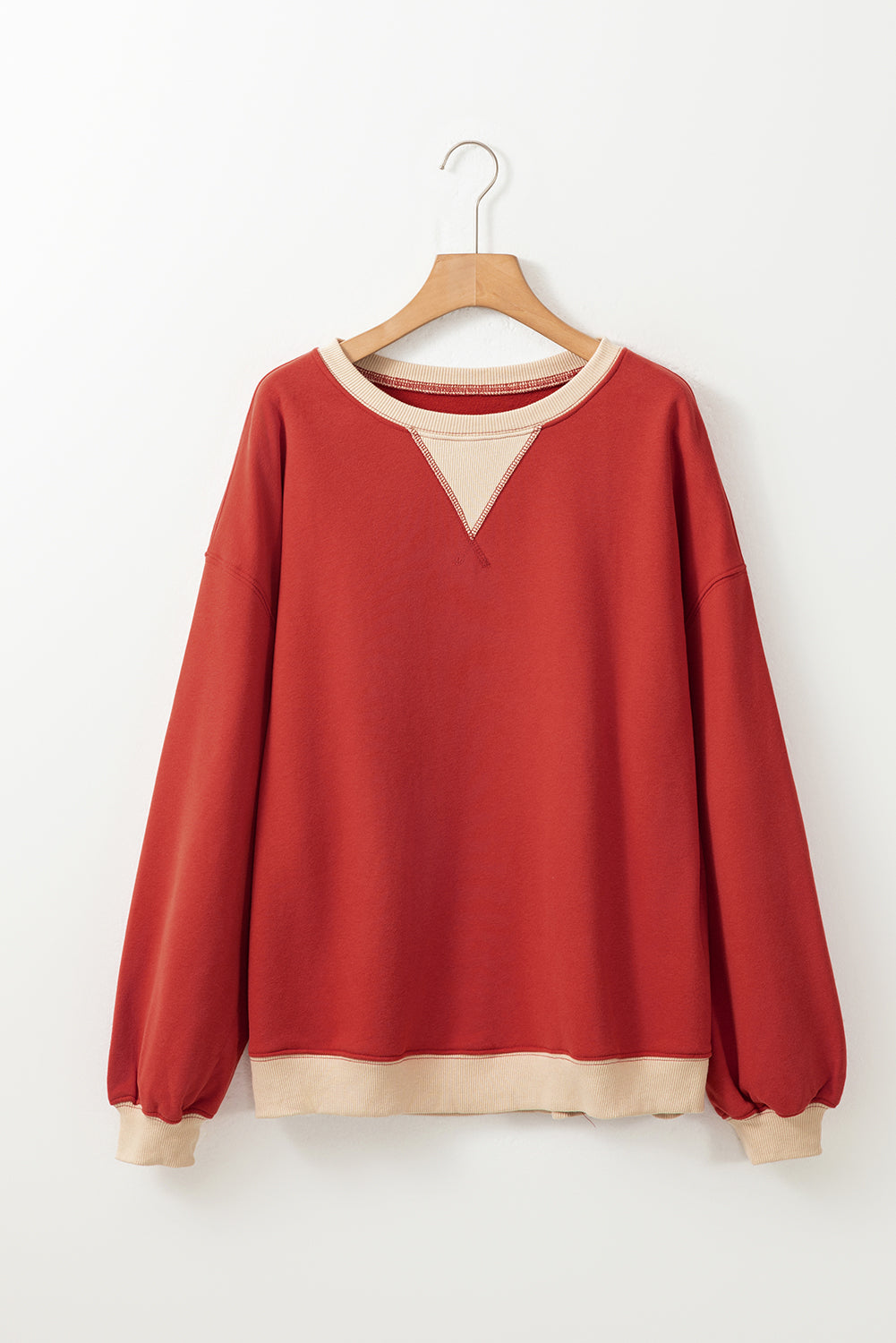 Drop Shoulder Crewneck Oversized Sweatshirt