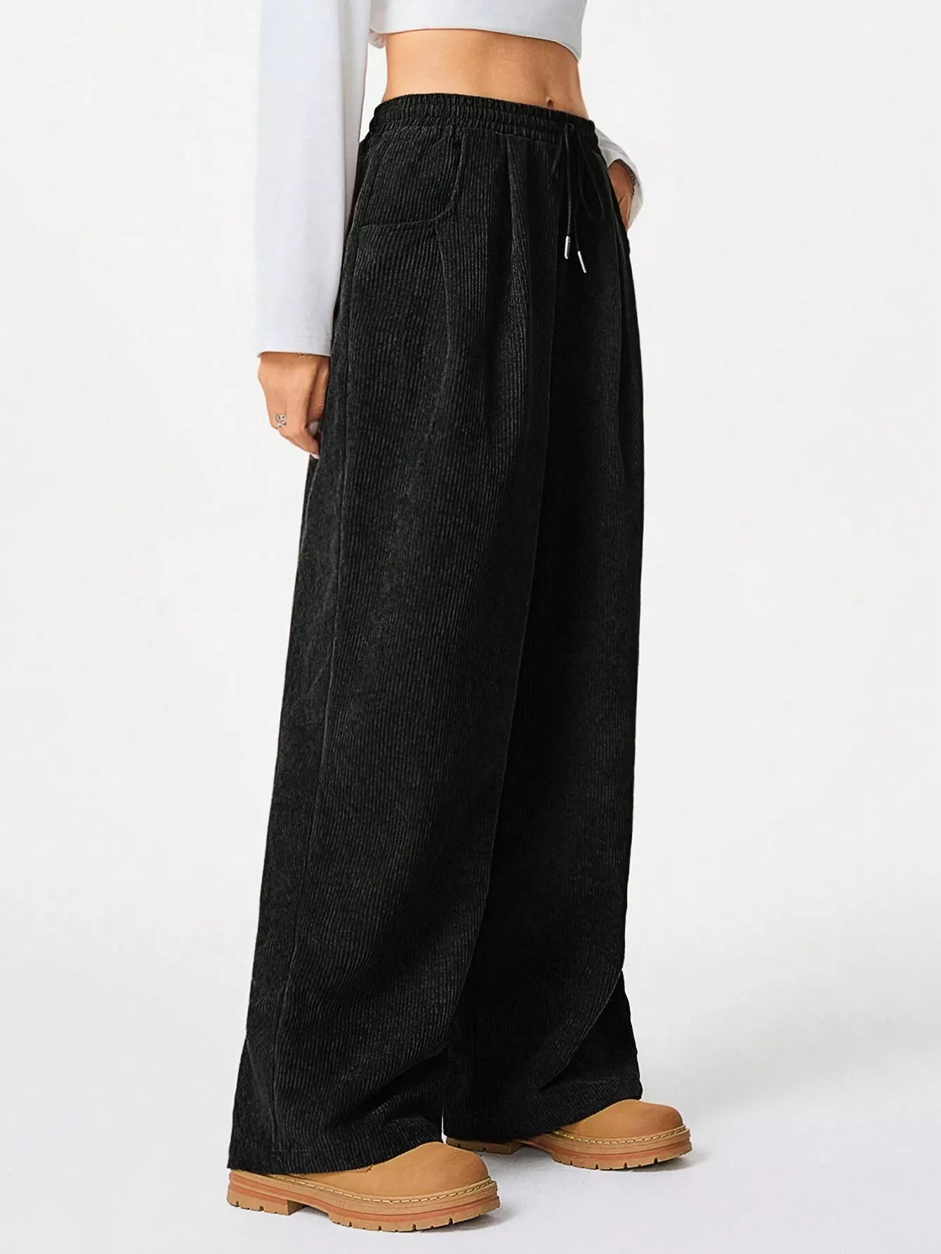 Corduroy Wide Leg Pants  Shop One Place