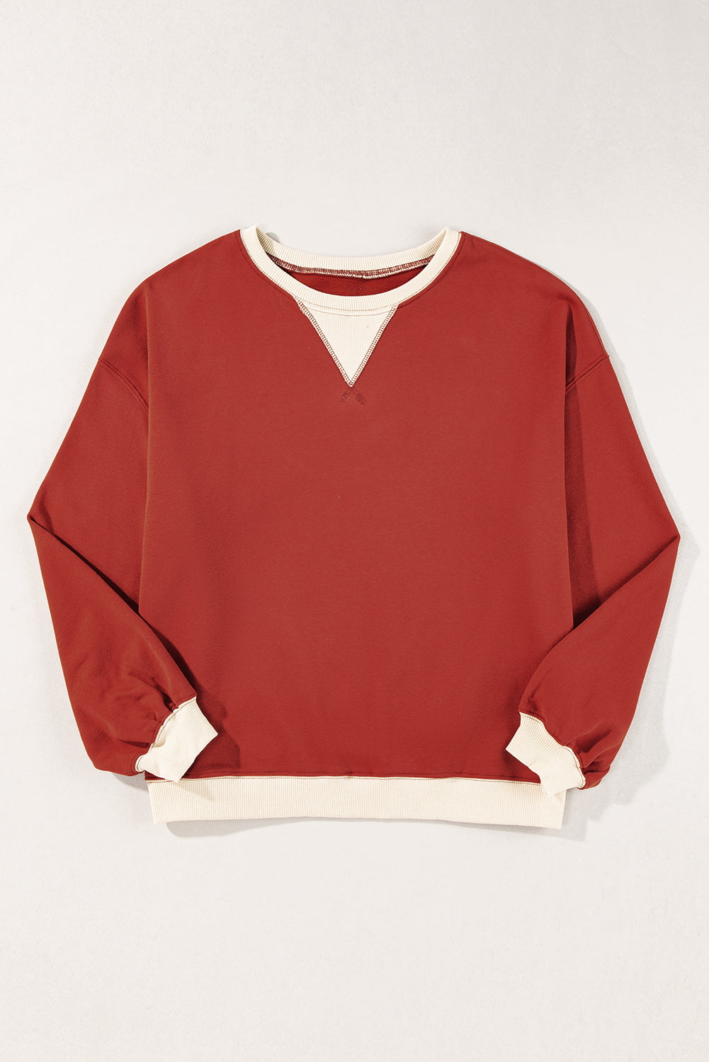 Drop Shoulder Crewneck Oversized Sweatshirt