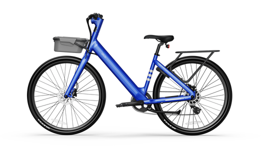 Bolt Blue Minimalist Step-Through E-Bike – 62-Mile Range, 20 MPH Top Speed  Shop One Place