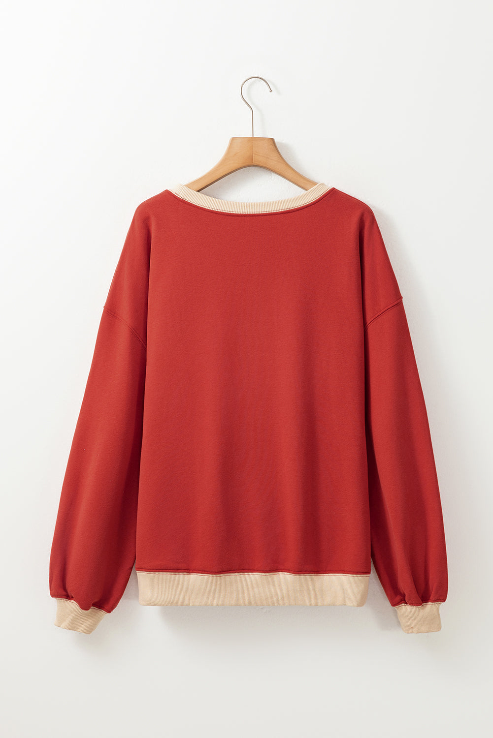 Drop Shoulder Crewneck Oversized Sweatshirt