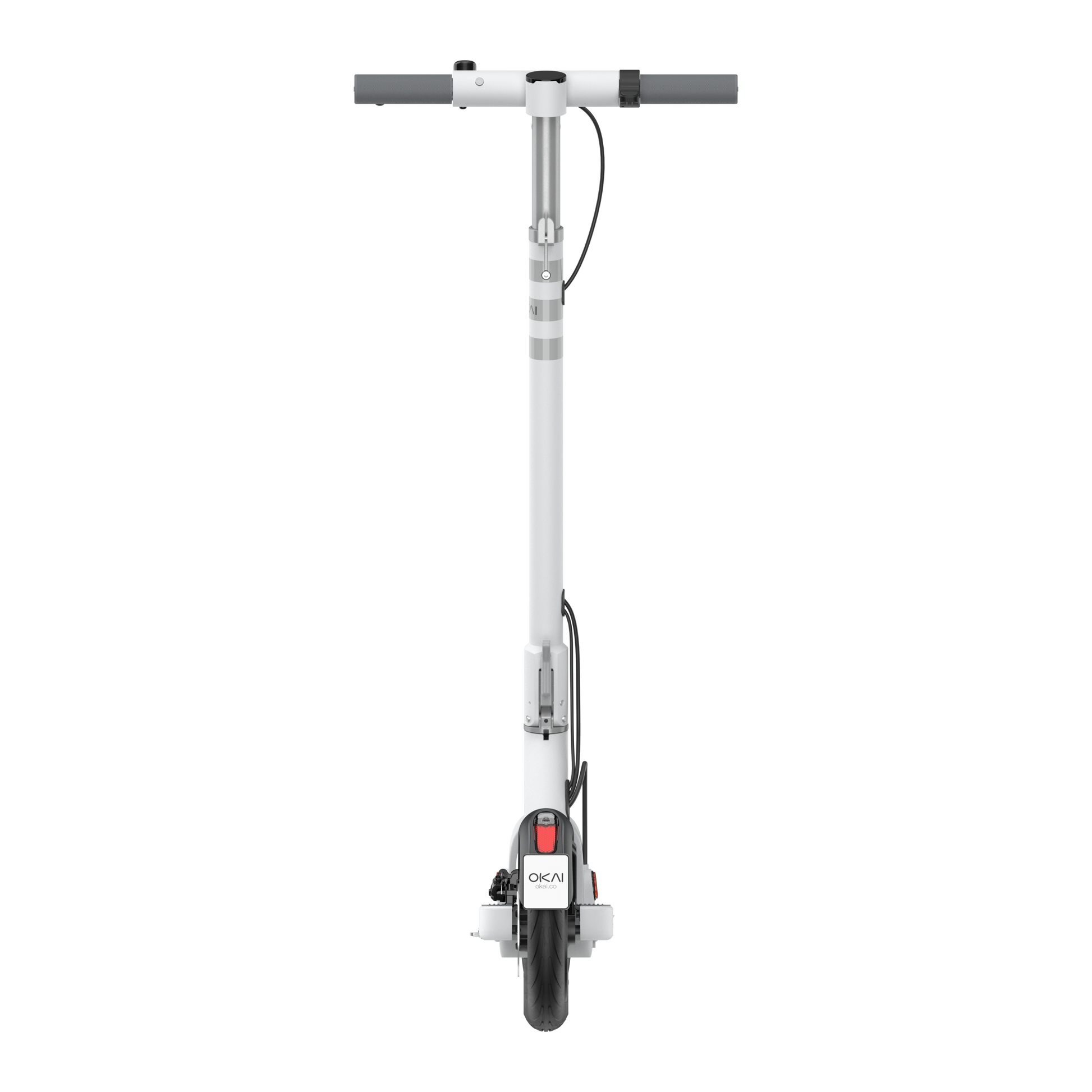 Foldable Electric Scooter w/18.6 Miles Max Operating Range & 15.5 mph Max Speed - White  Shop One Place