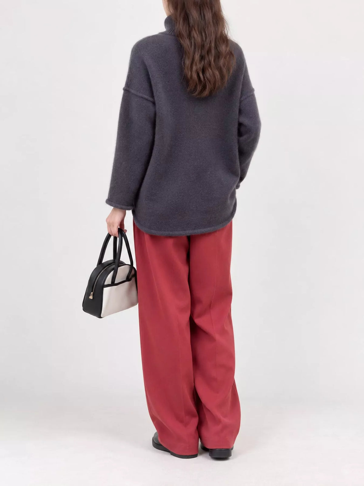 Women's Turtleneck Drop Shoulder Sweater – view 15