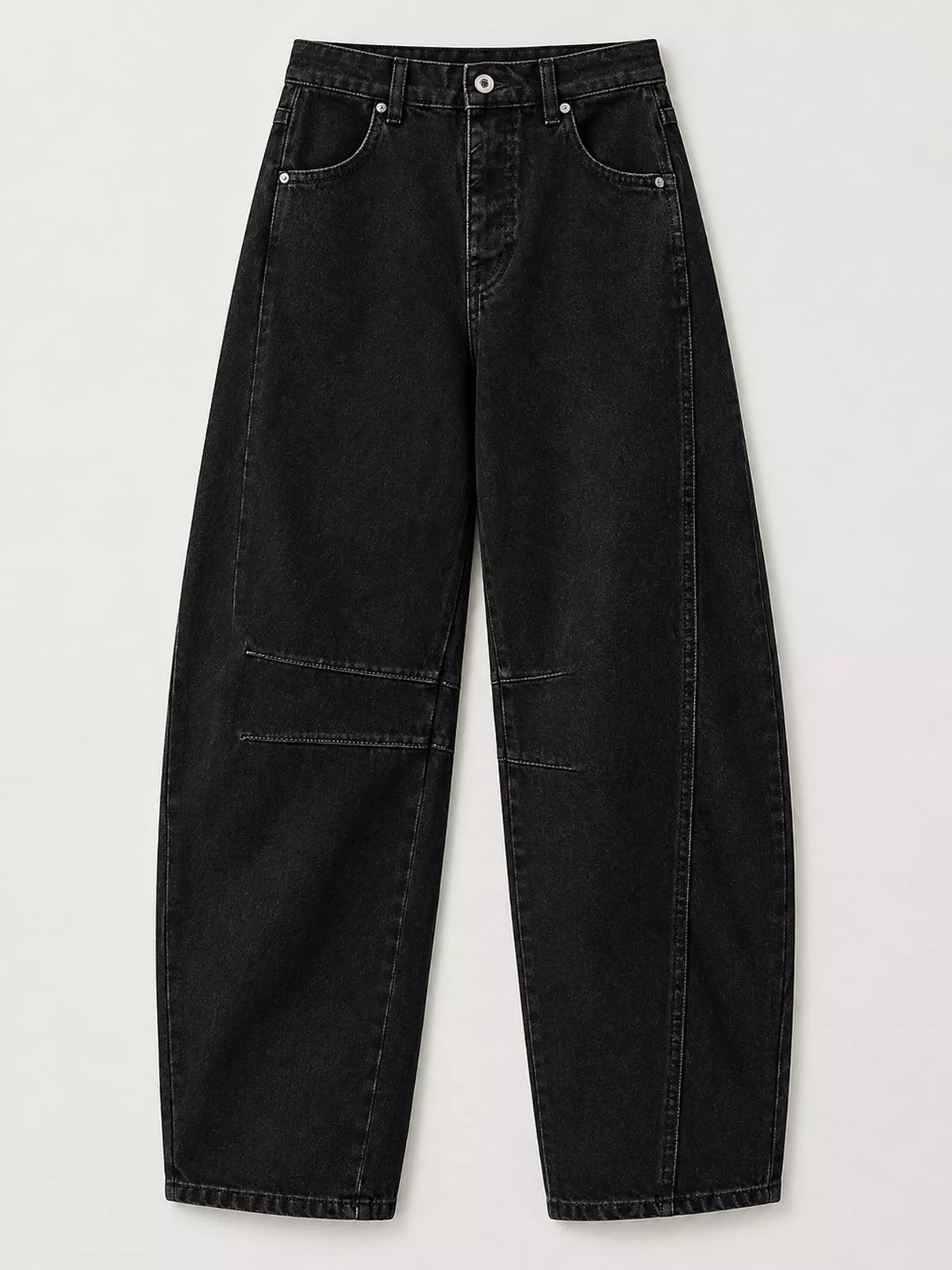 Women's High-Waist Barrel-Leg Jeans – view 12