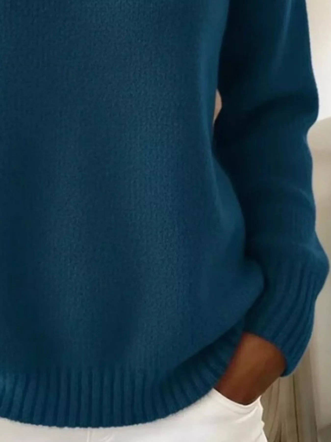 Full Size Button Detail Dropped Shoulder Sweater Plus Size  Shop One Place
