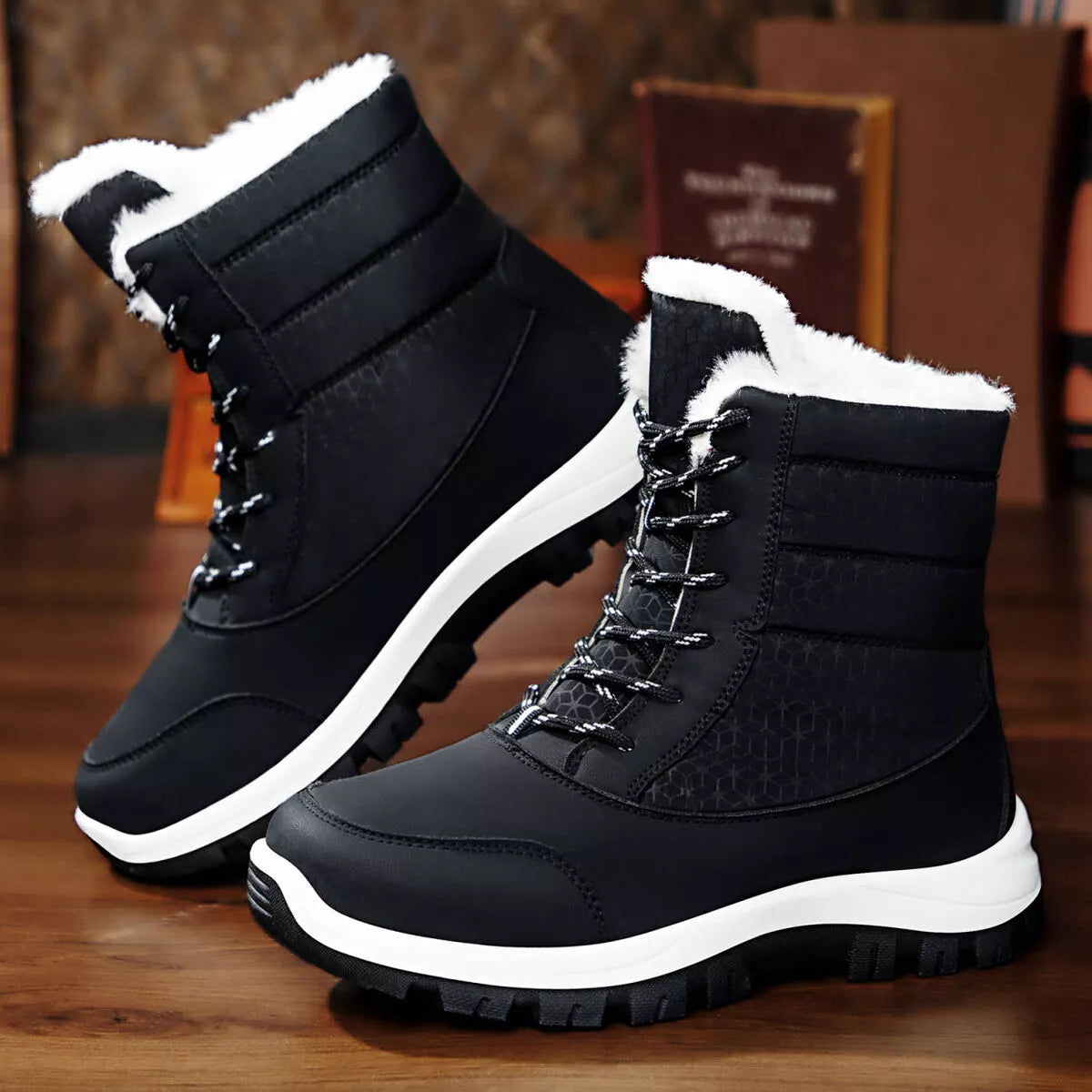 Winter Waterproof Snow Boots with Warm Fur Lining  Shop One Place
