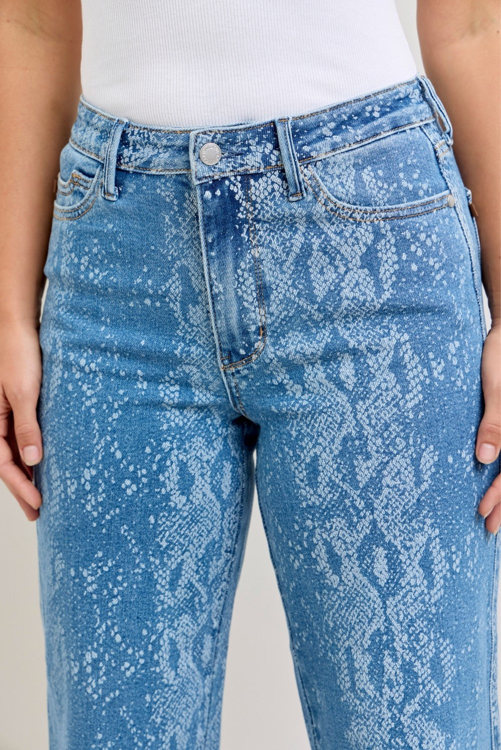 Judy Blue High Rise Ankle Wide Leg Jeans  Shop One Place