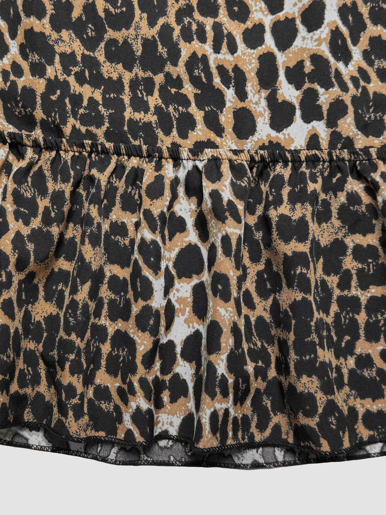 Leopard Print Cami Top – Backless Tie-Back Women’s Going-Out Top  Shop One Place