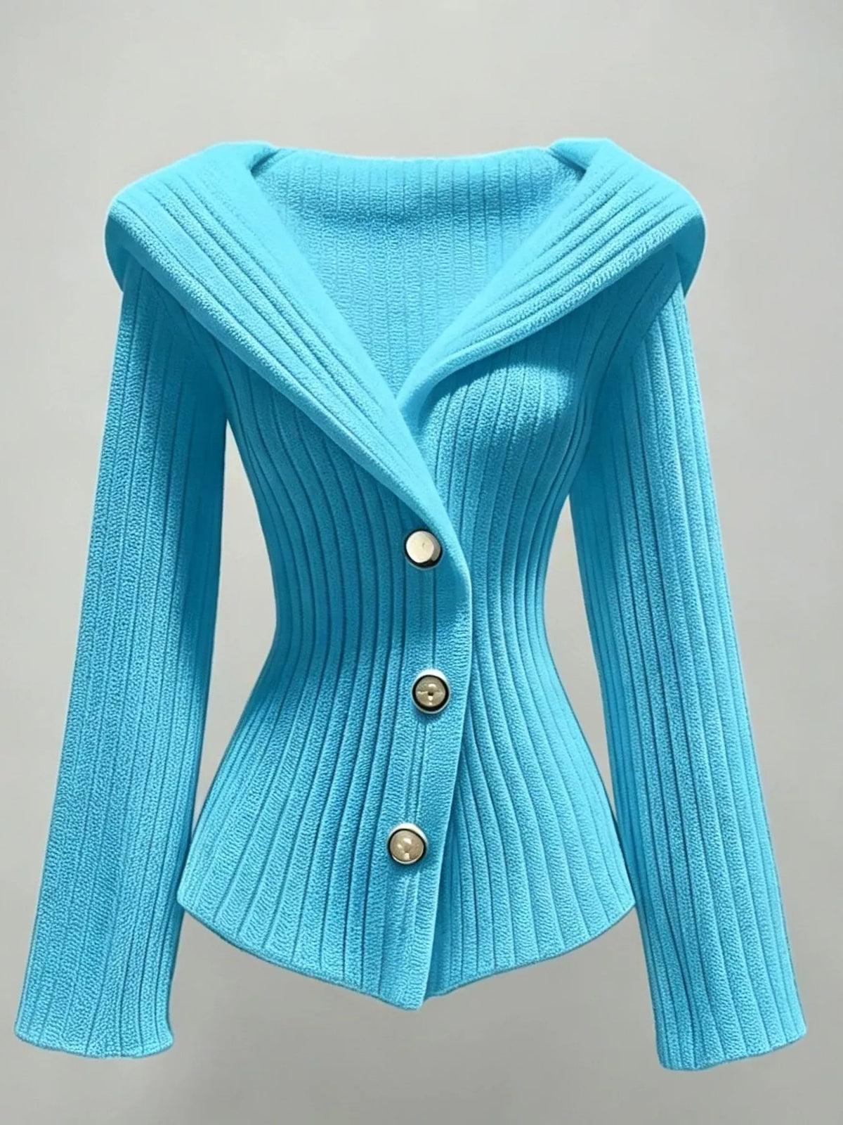 Women's Ribbed Knit Button-Down Cardigan – view 21