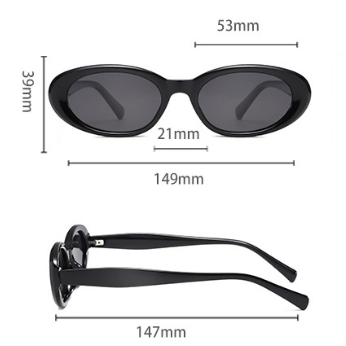 UV Protection Oval Sunglasses  Shop One Place