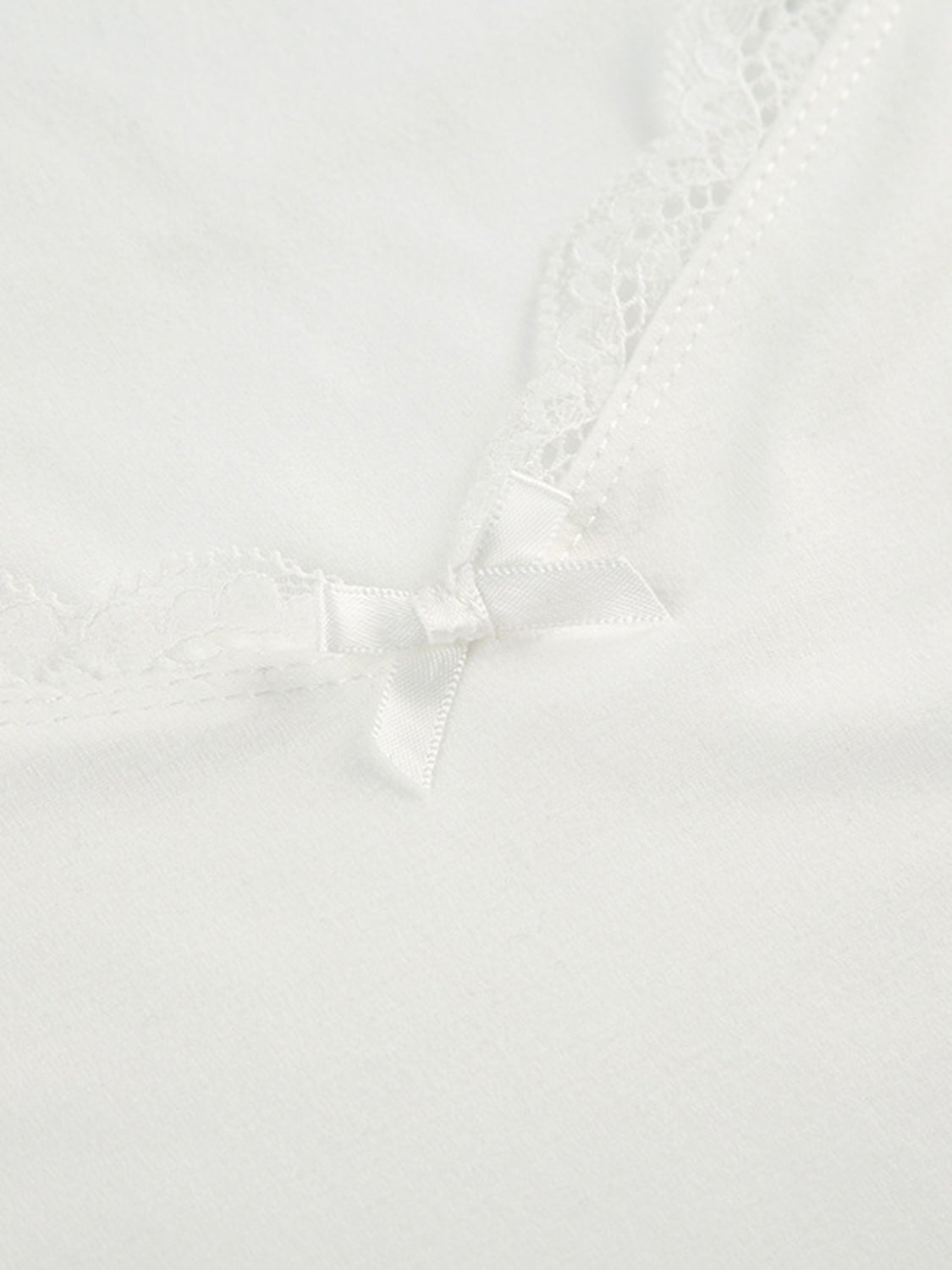 Lace Detail Sweetheart Neck Short Sleeve T-Shirt  Shop One Place
