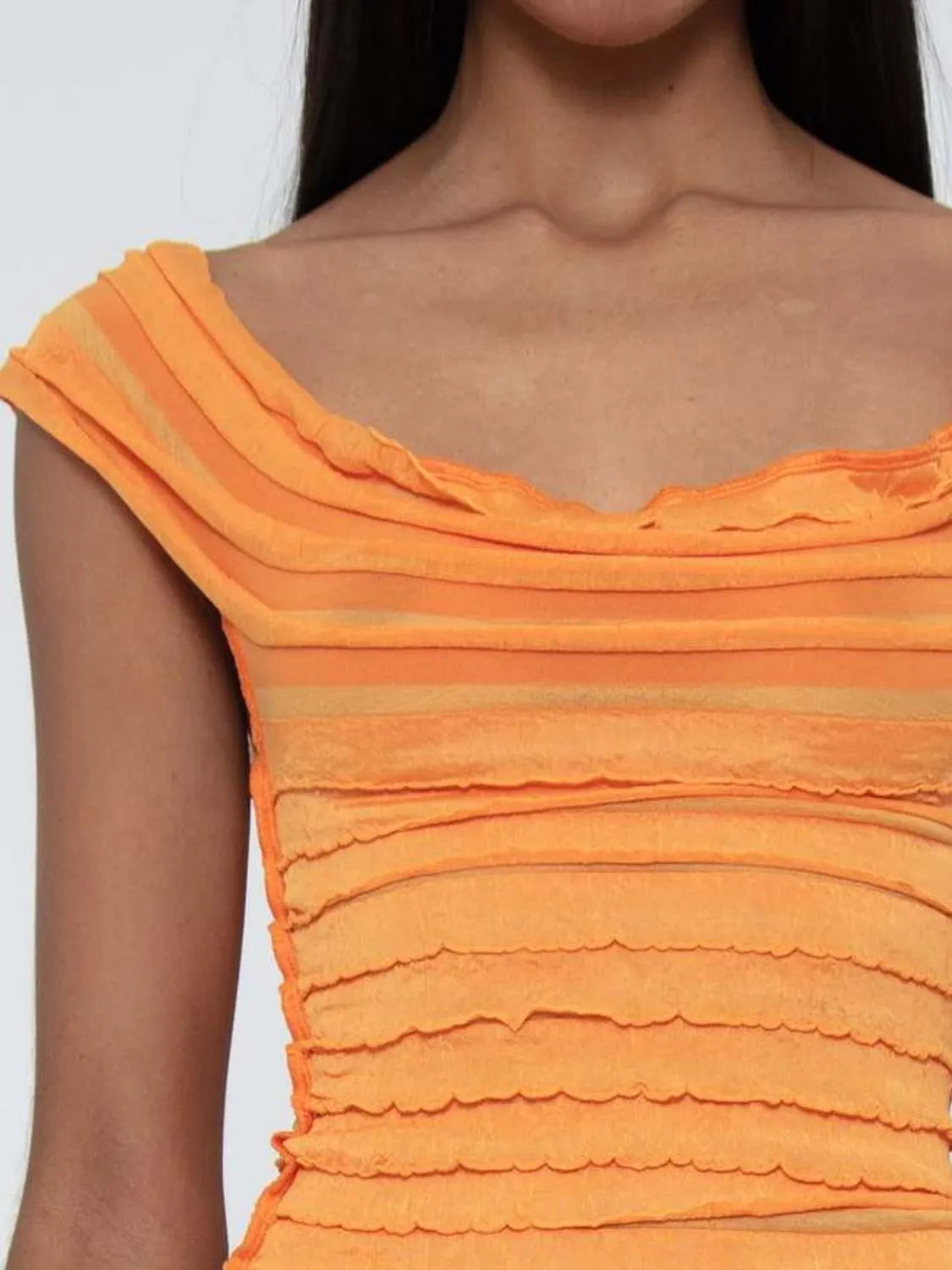 Ruched Solid Tank  Shop One Place
