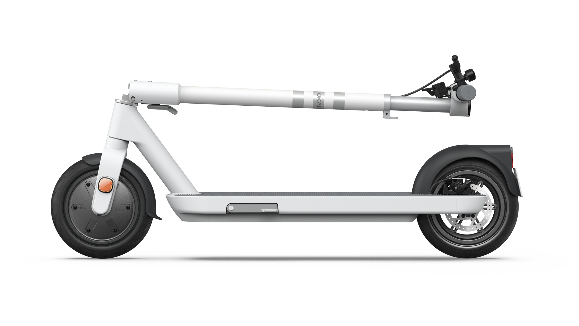 Foldable Electric Scooter w/18.6 Miles Max Operating Range & 15.5 mph Max Speed - White  Shop One Place