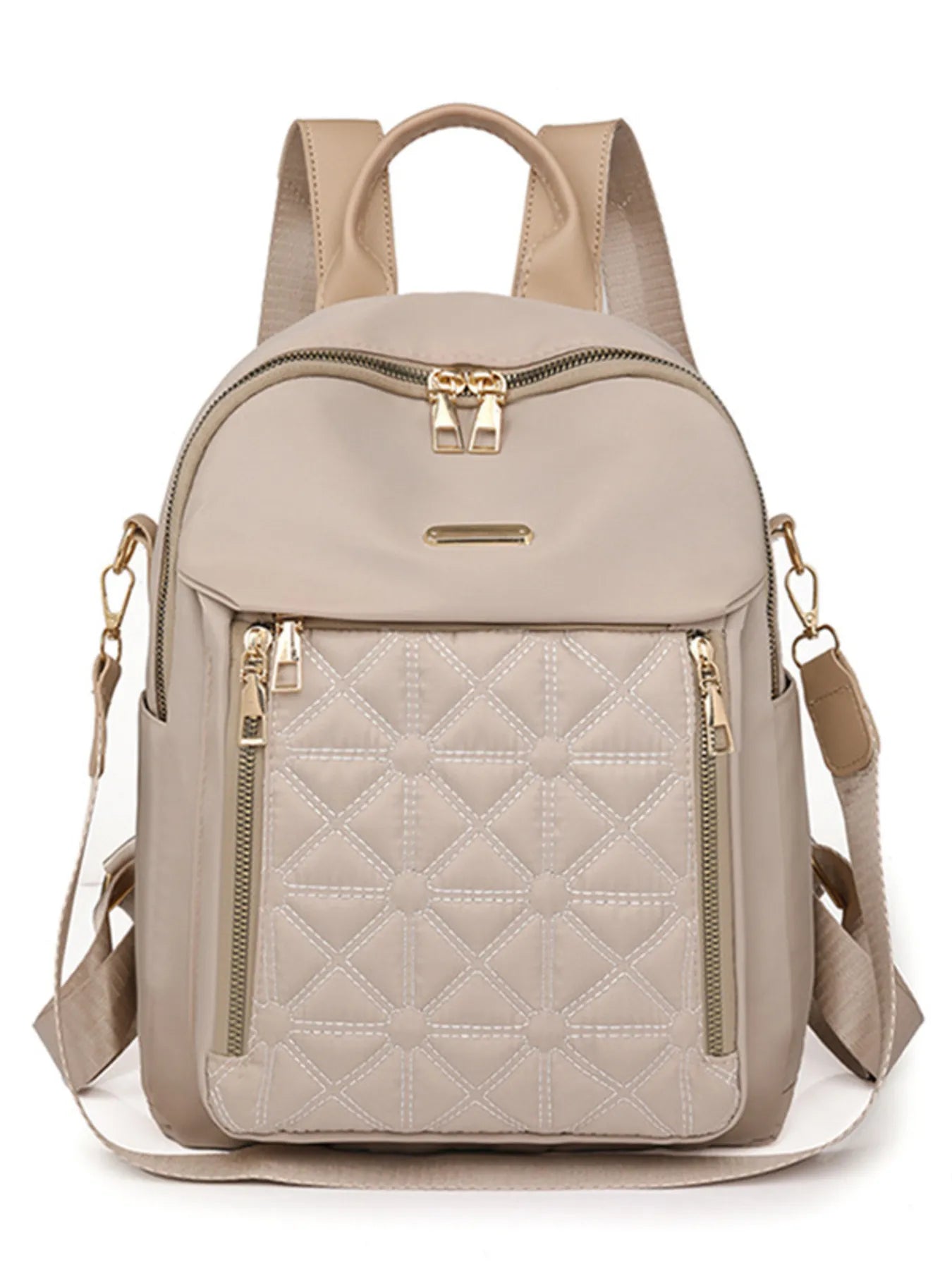 Quilted Oxford Cloth Backpack Bag  Shop One Place