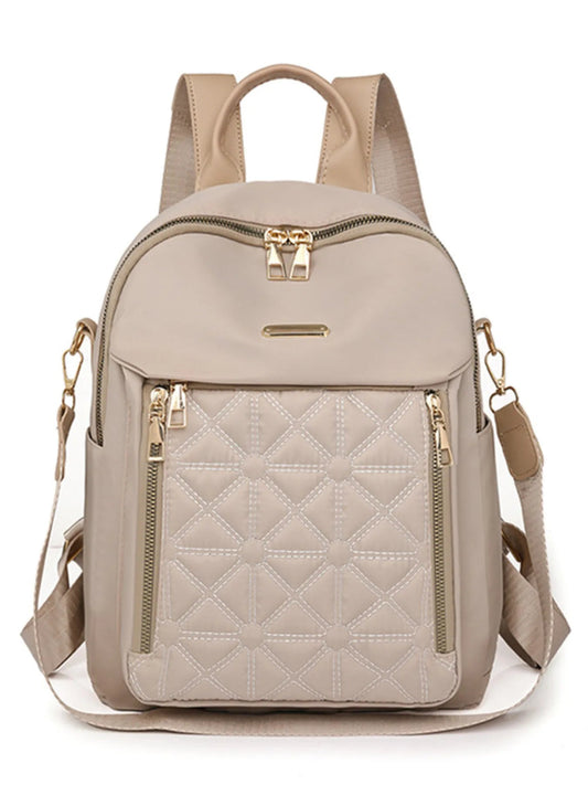 Quilted Oxford Cloth Backpack Bag  Shop One Place