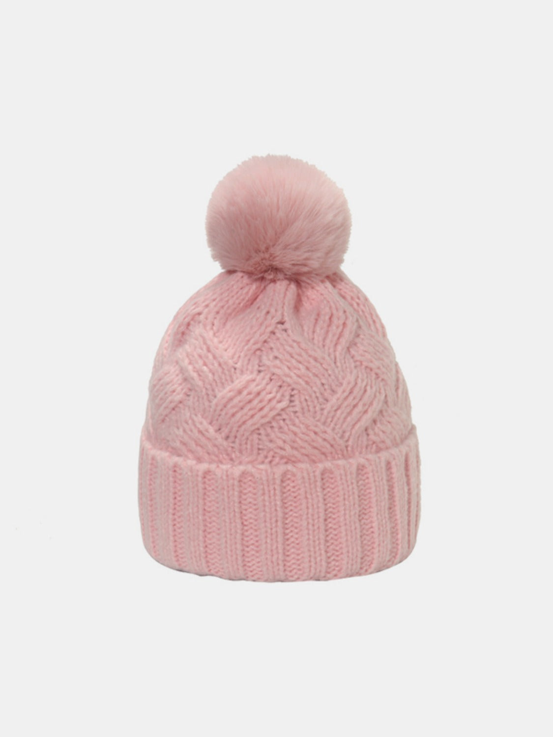 Roll Rim Cable-Knit Hat  Shop One Place