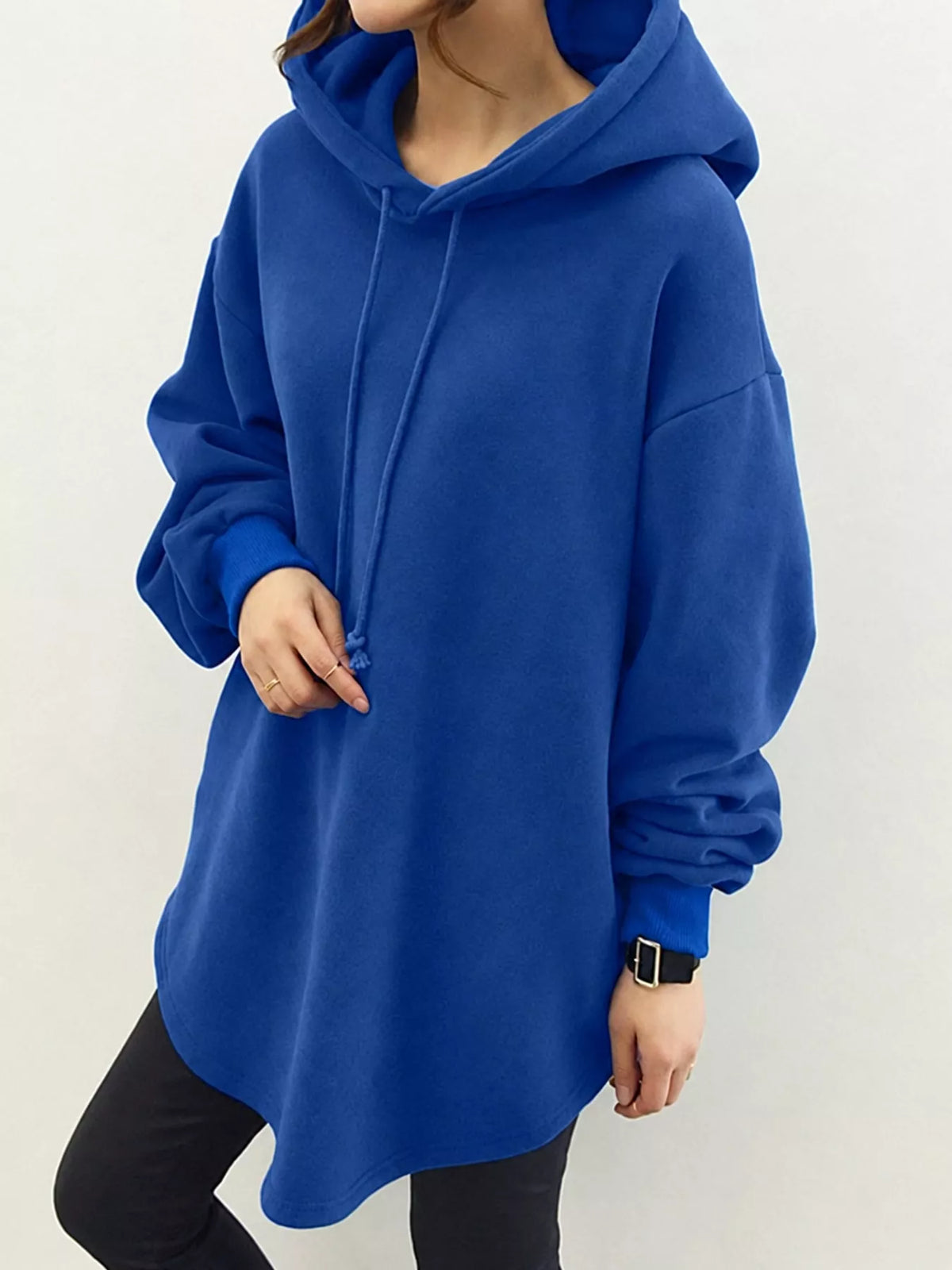 Women's Oversized Drawstring Hoodie – view 10