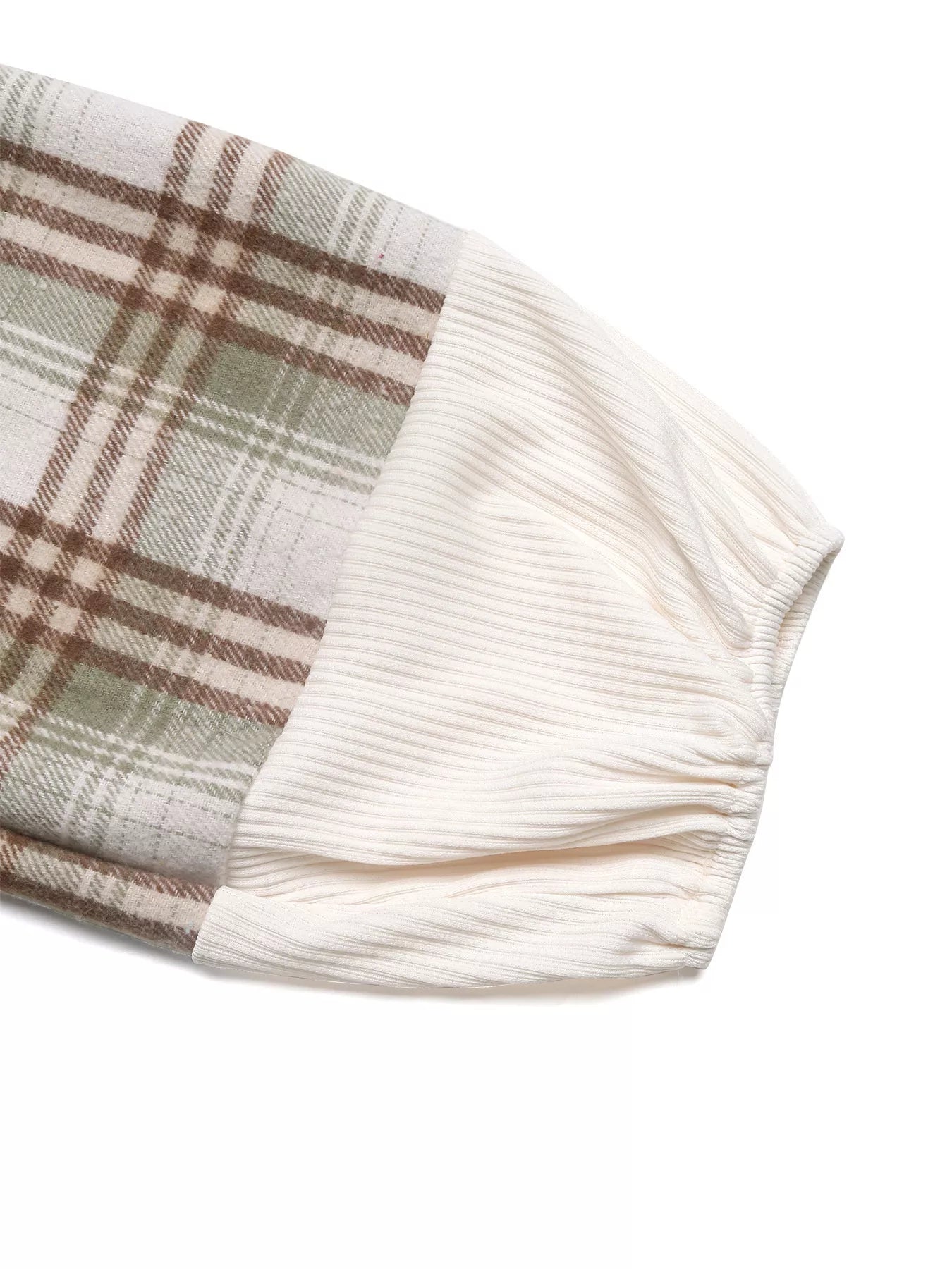 Plaid V-Neck Button Front Sweatshirt  Shop One Place