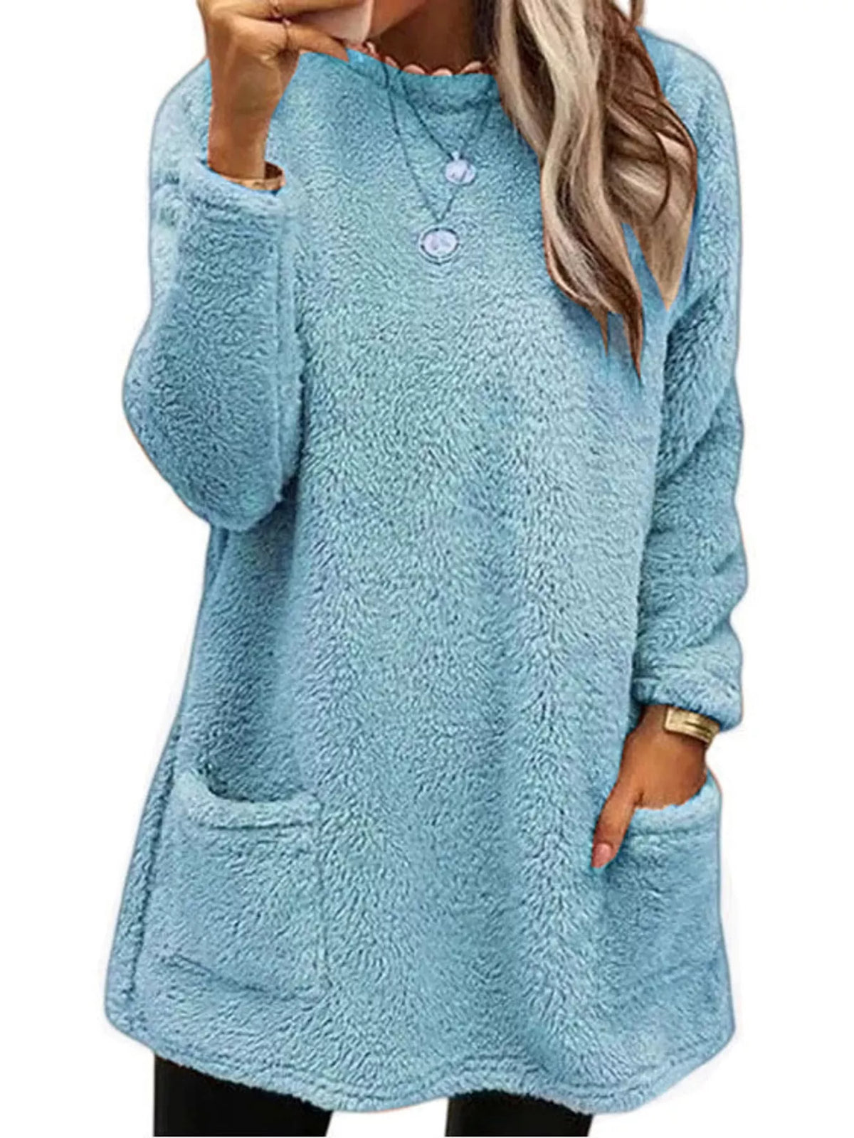 Women's Fleece Drop Shoulder Sweatshirt – view 11