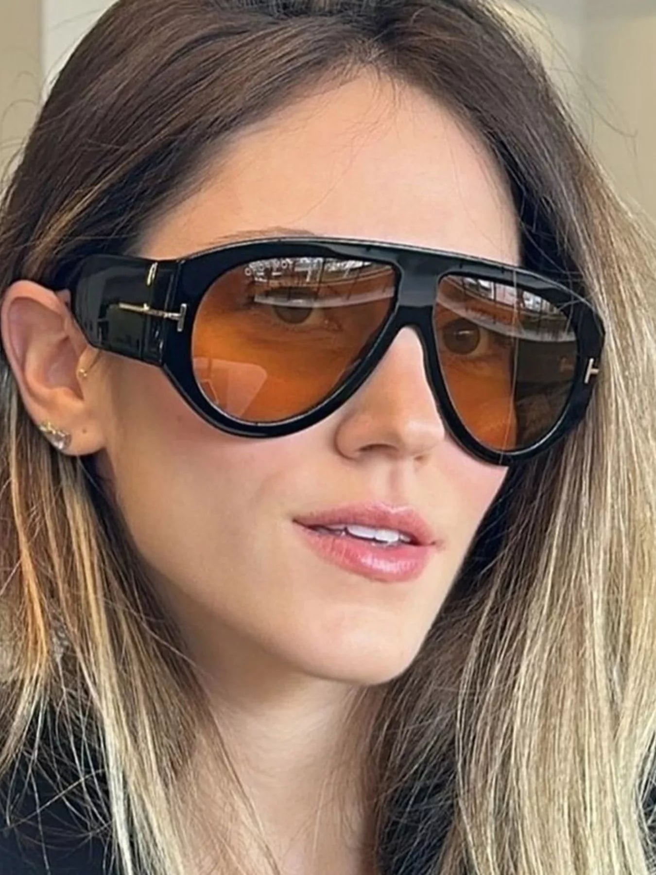 Gradient Lenses Oversized Sunglasses  Shop One Place
