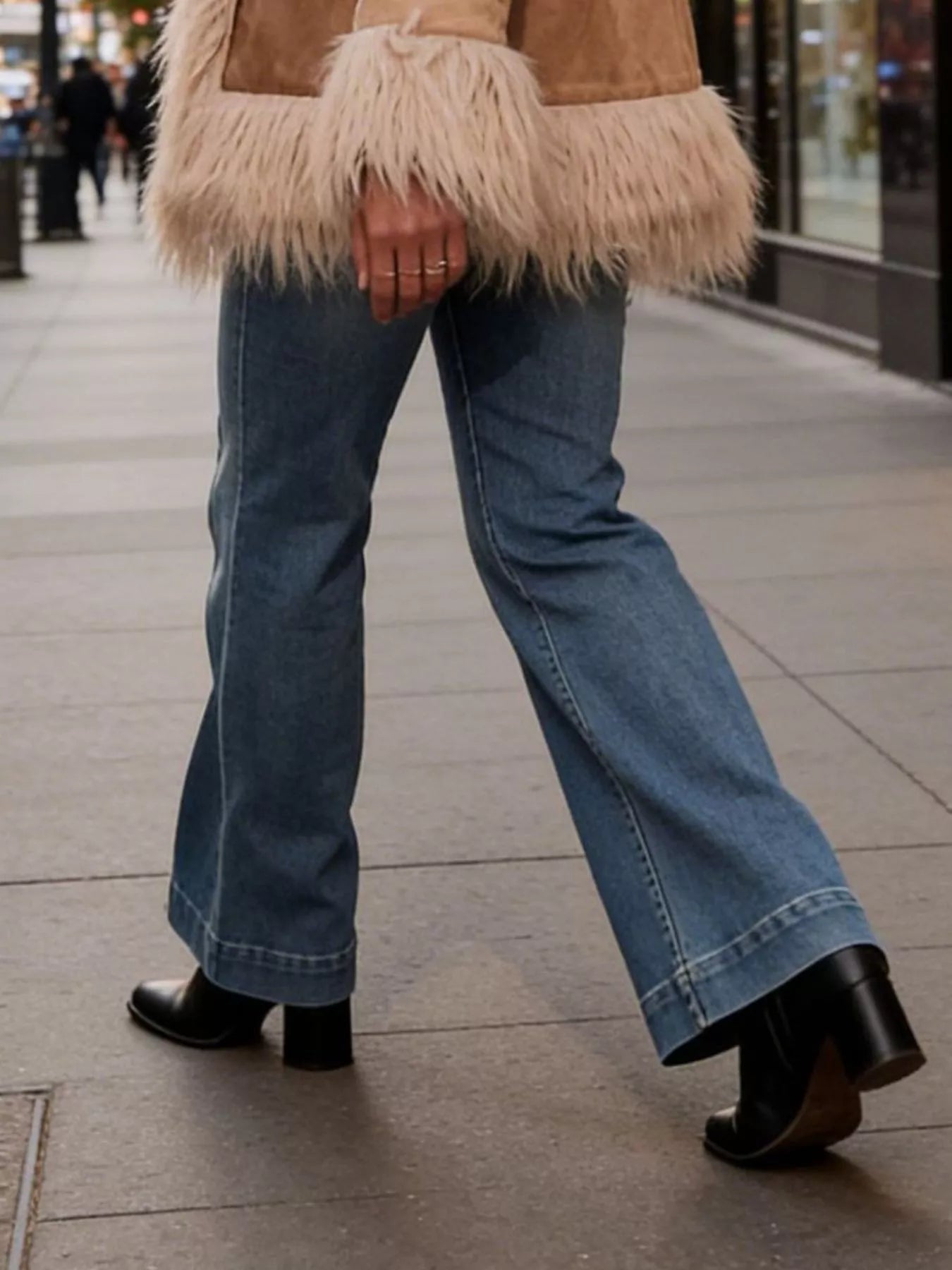 High-Waisted Flare Leg Jeans  Shop One Place