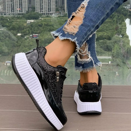 Lace Up Platform Sneakers  Shop One Place