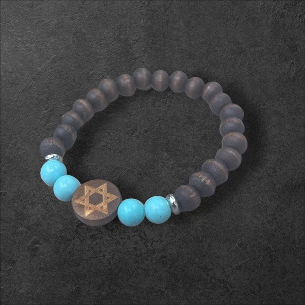 Star of David Bracelet with Natural Stones  Shop One Place