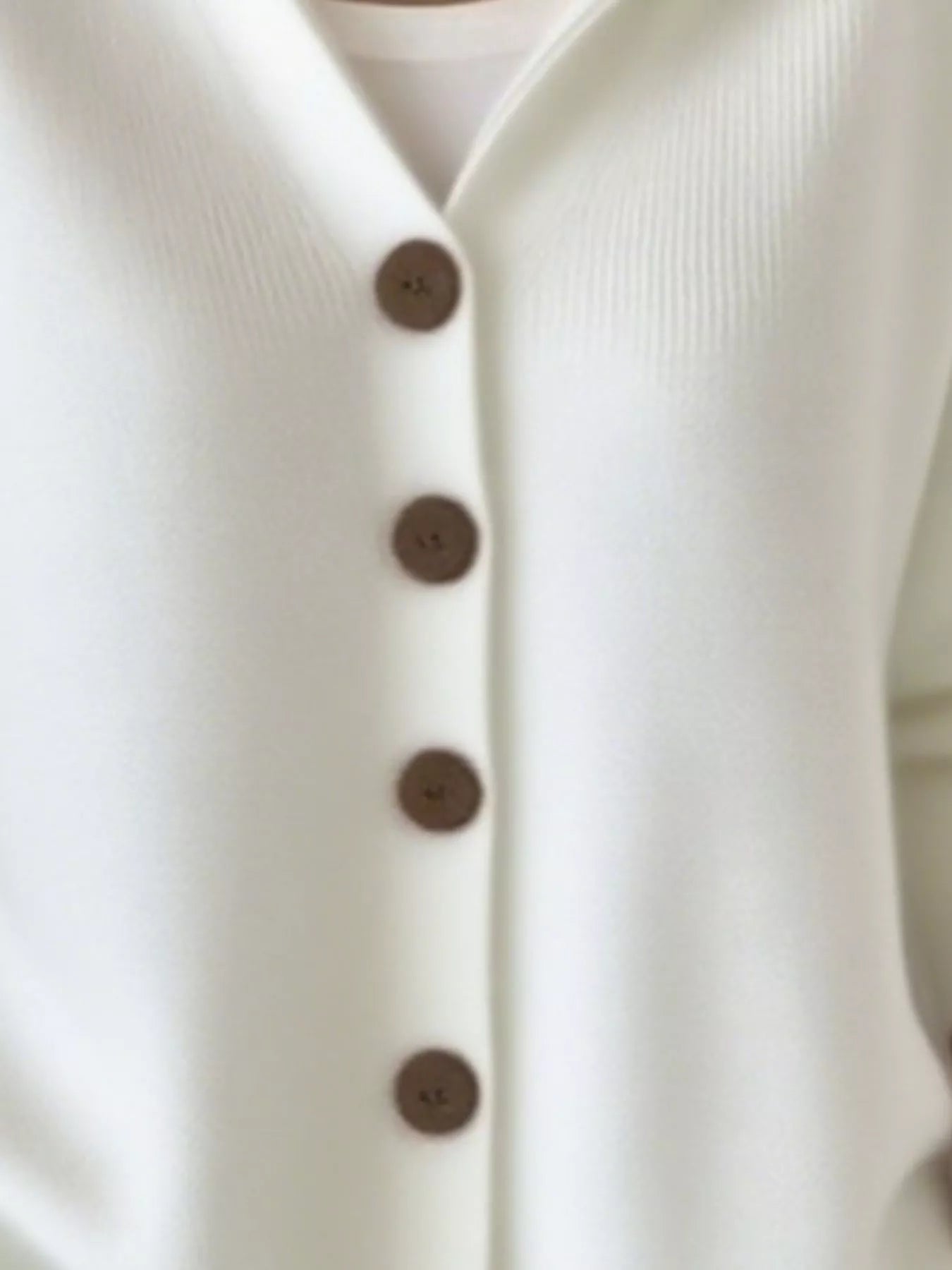 Full Size Button Up Long Sleeve Cardigan Plus Size  Shop One Place