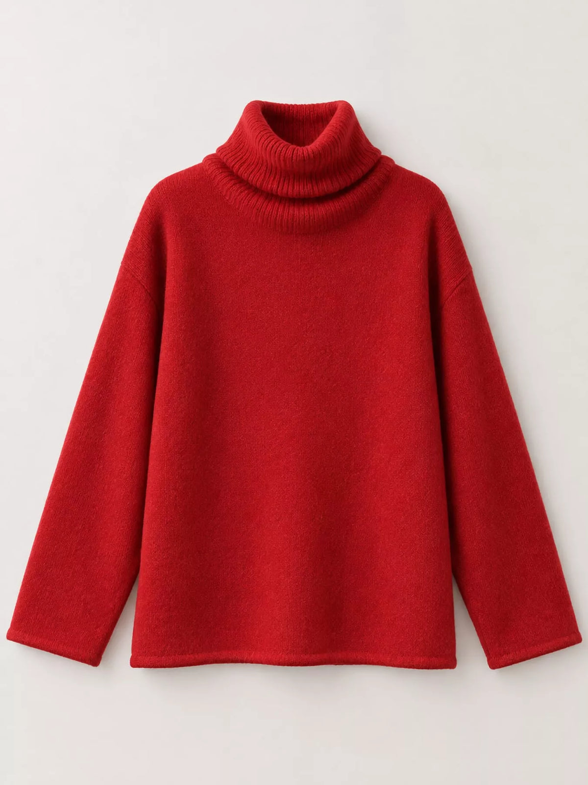 Women's Turtleneck Drop Shoulder Sweater – view 8