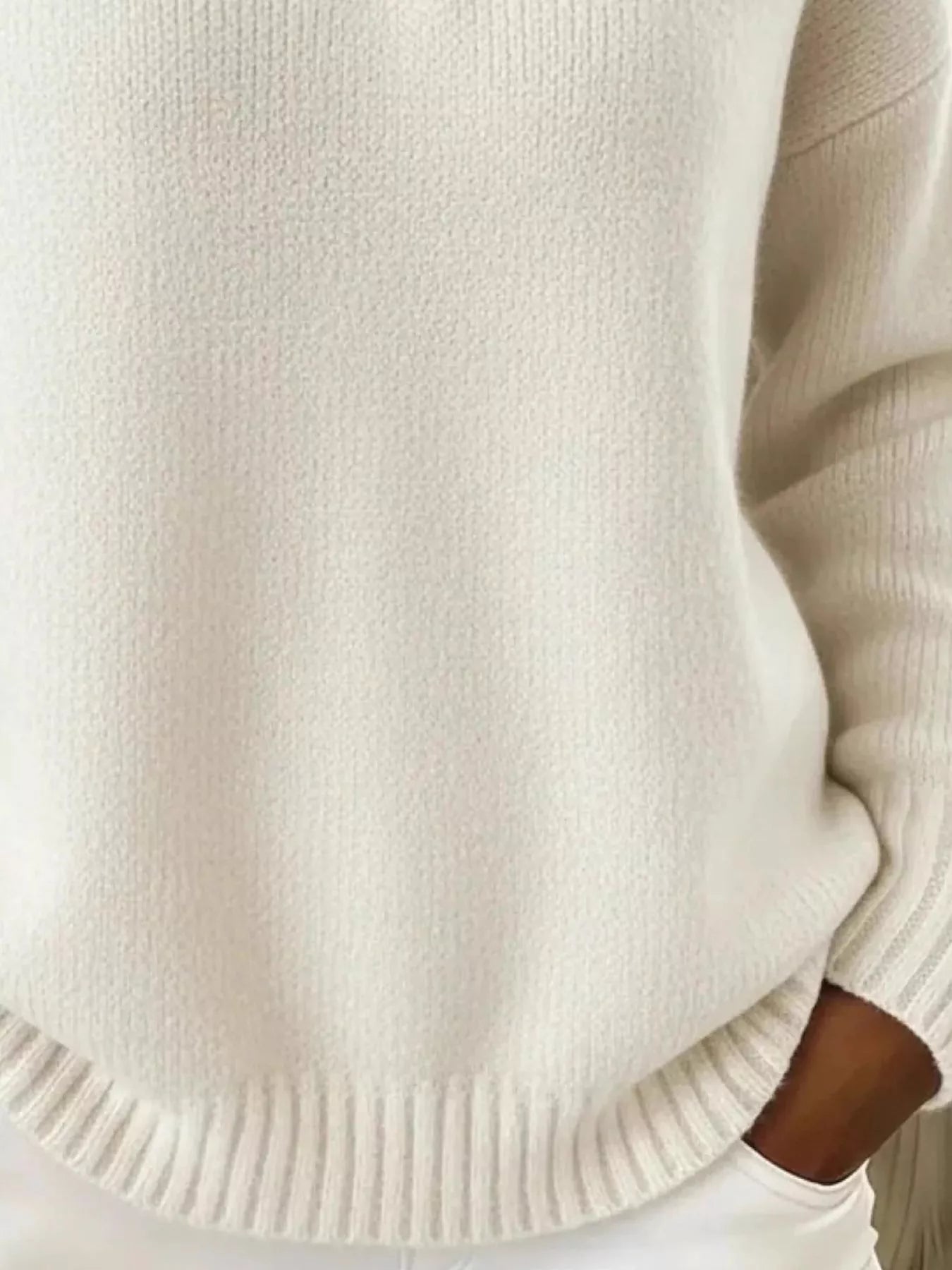 Full Size Button Detail Dropped Shoulder Sweater Plus Size  Shop One Place