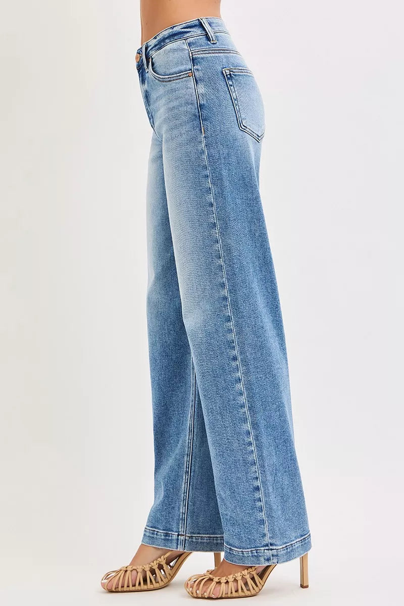 RISEN High Rise Wide Baggy Jeans  Shop One Place