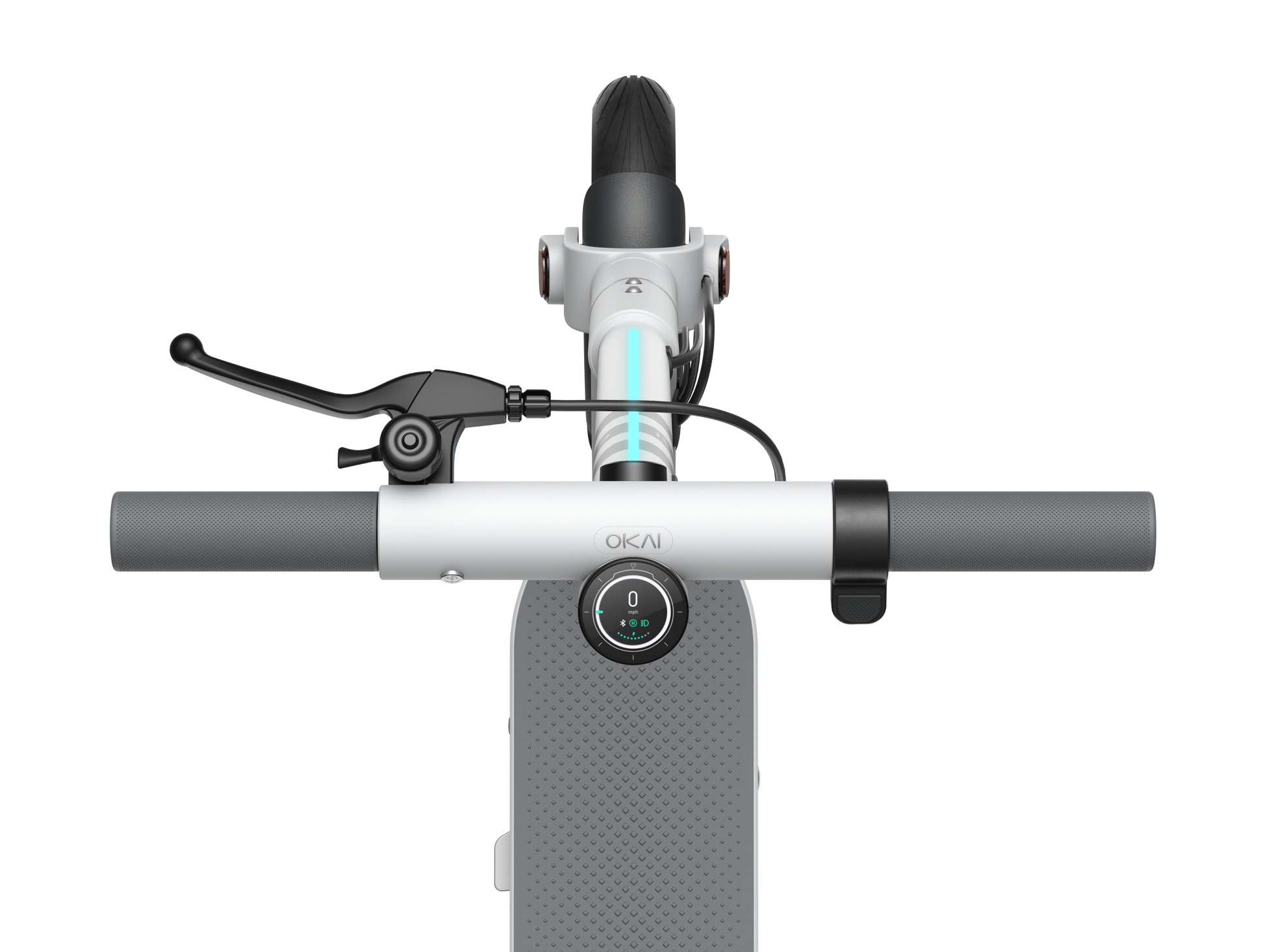 Foldable Electric Scooter w/18.6 Miles Max Operating Range & 15.5 mph Max Speed - White  Shop One Place
