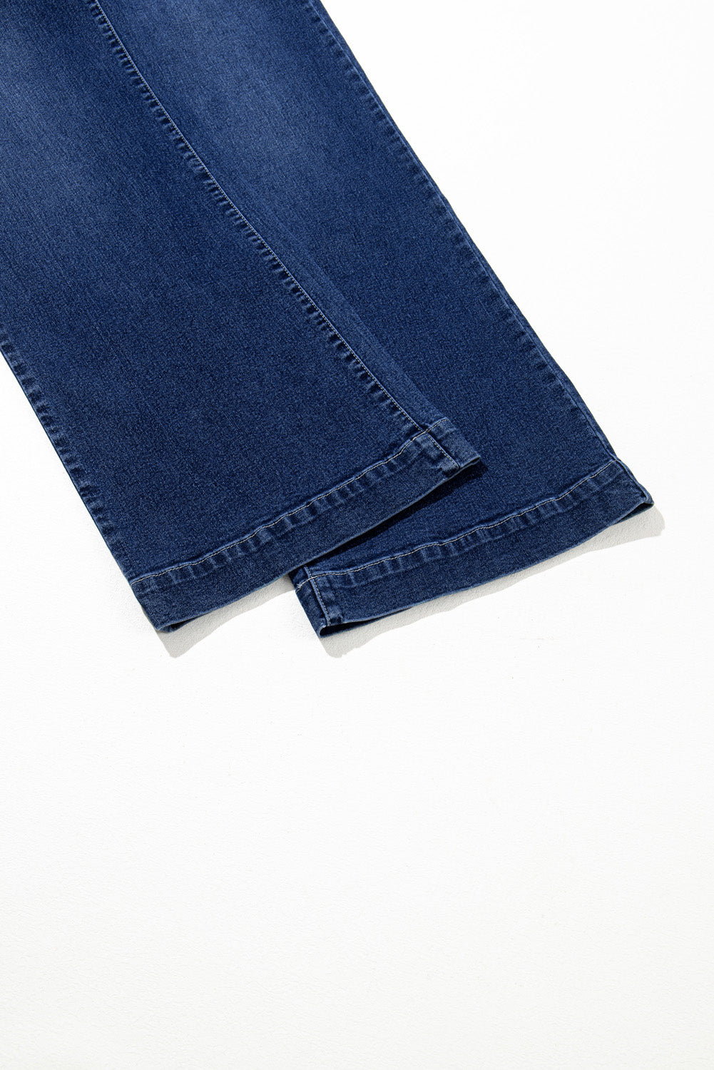 Sail Blue Wide Leg Pocketed High Waist Jeans  Shop One Place