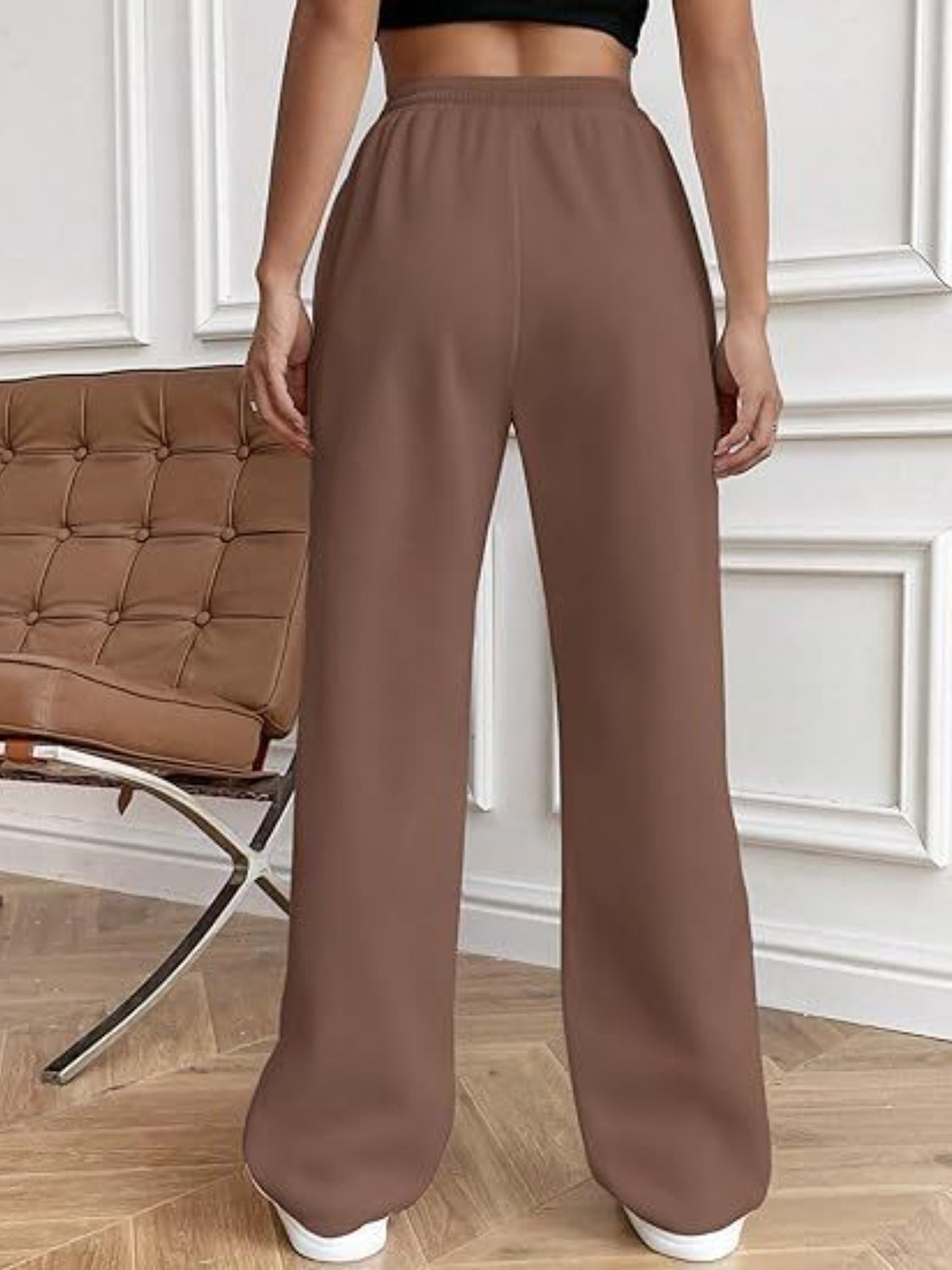 Drawstring Wide Leg Pants with Pockets  Shop One Place