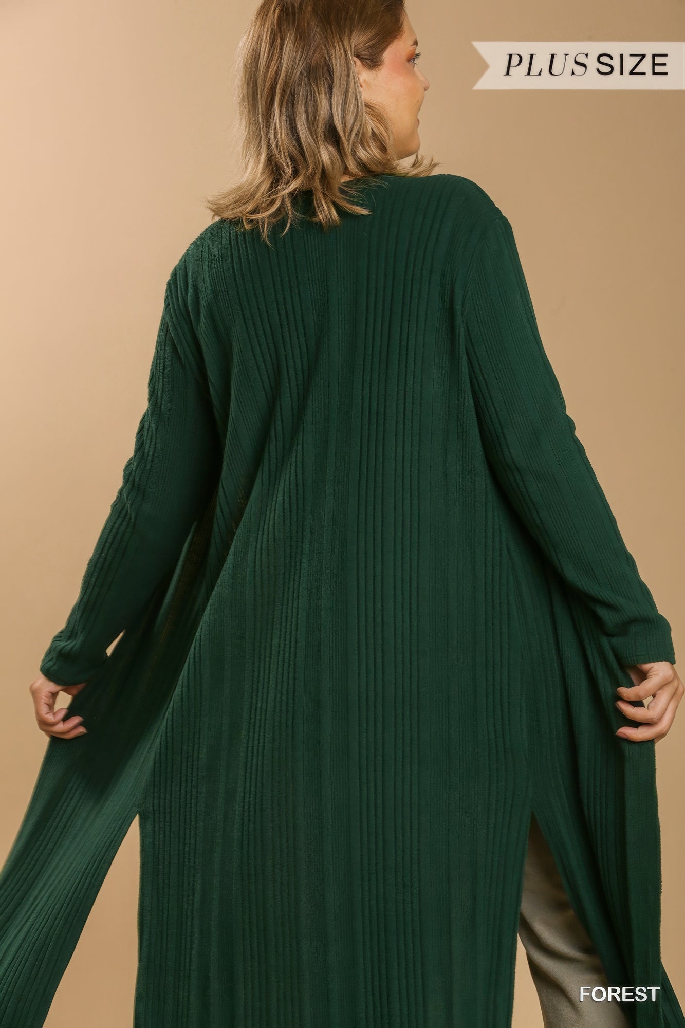 Open Front Long Body Cardigan  Shop One Place
