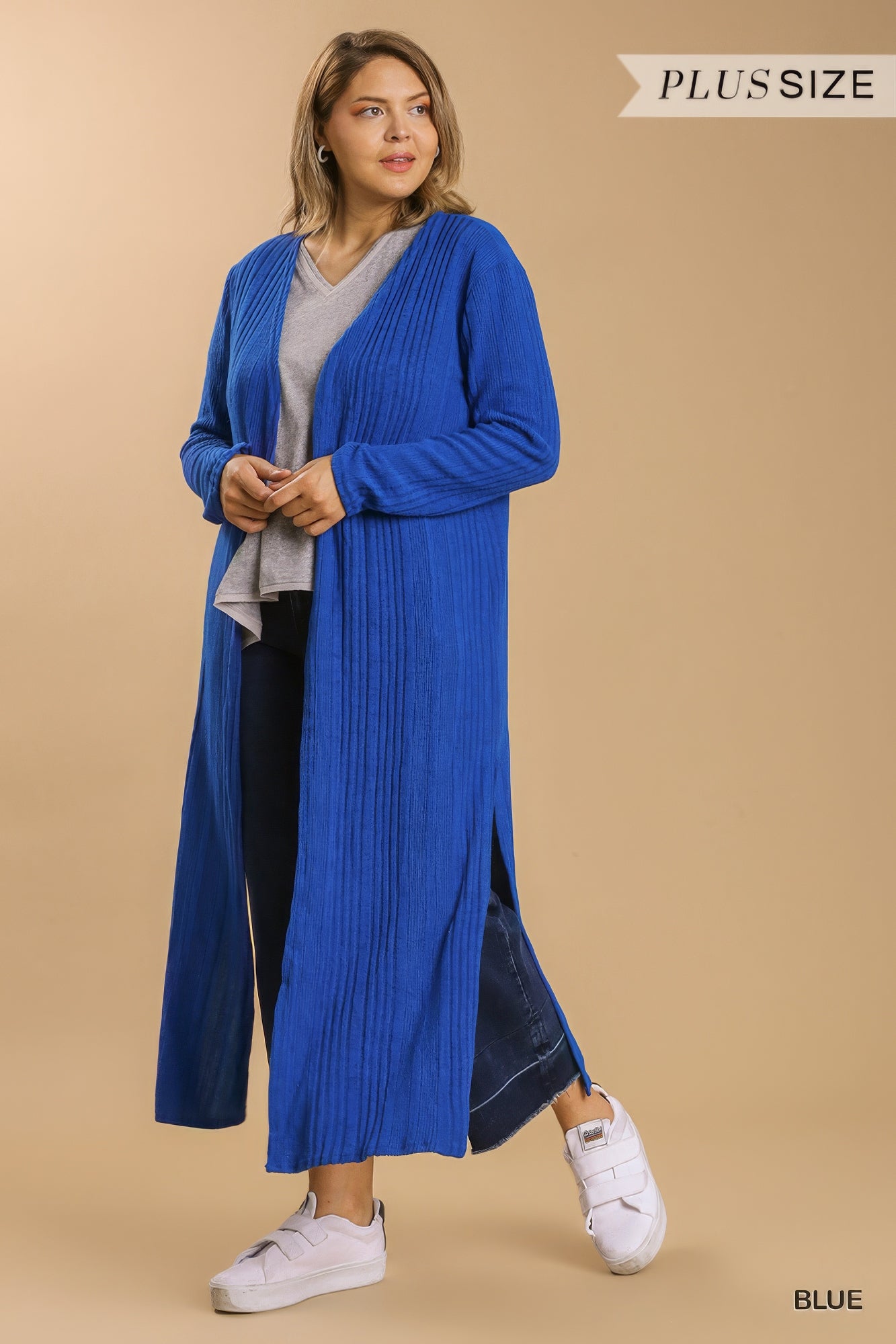 Open Front Long Body Cardigan  Shop One Place