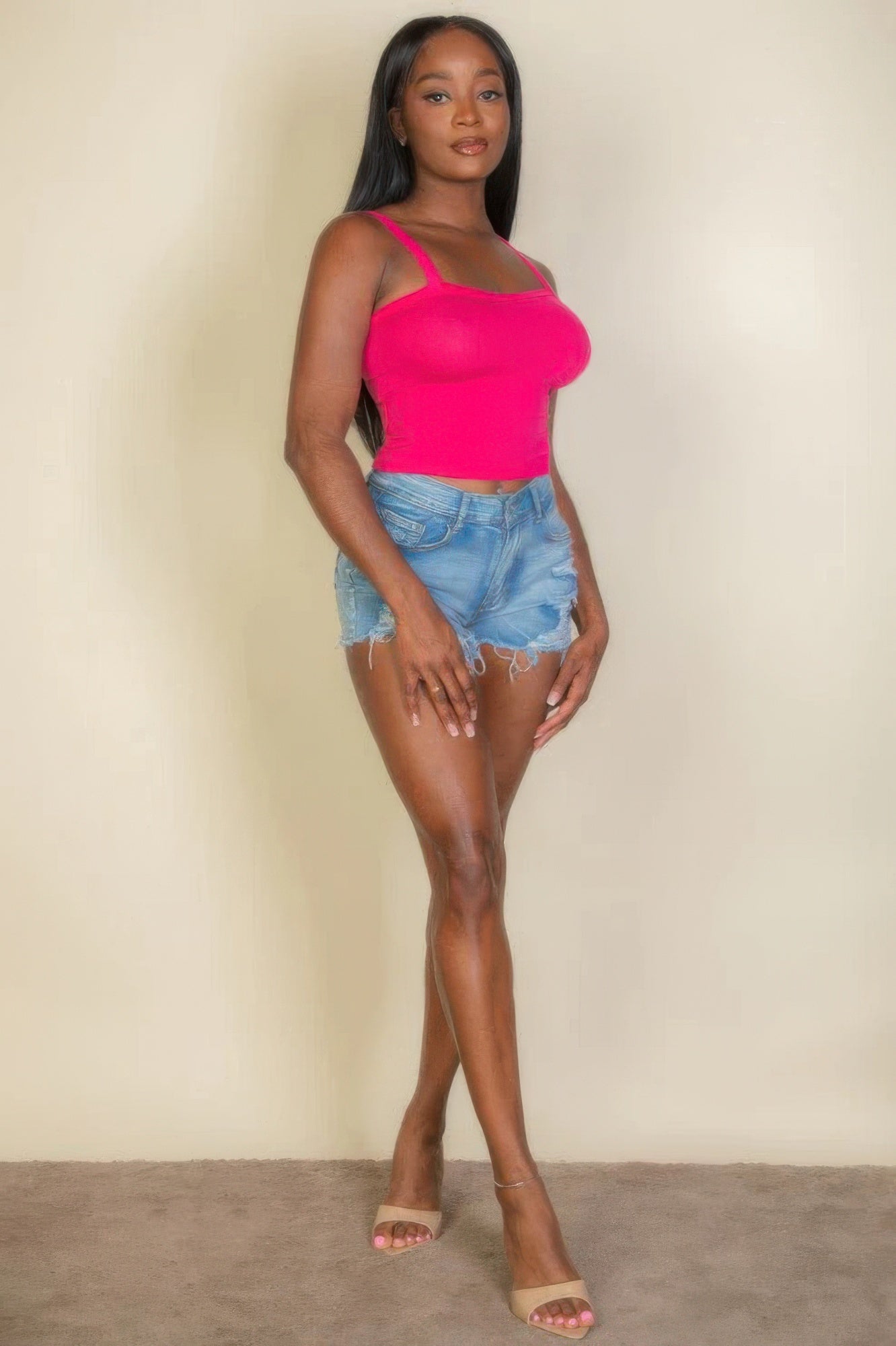 Solid Strap Tank Top  Shop One Place