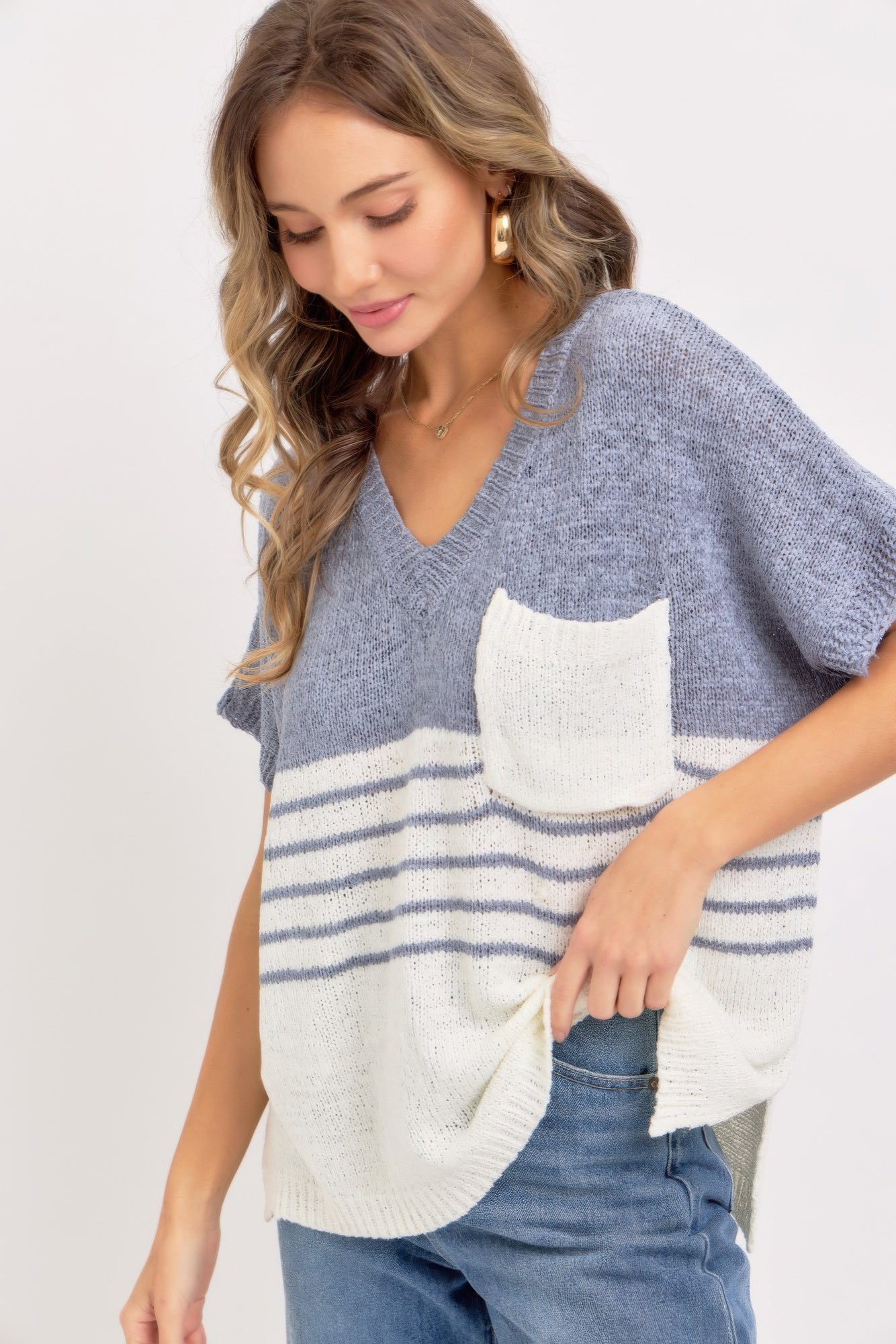 Casual Oversized Knit Top  Shop One Place