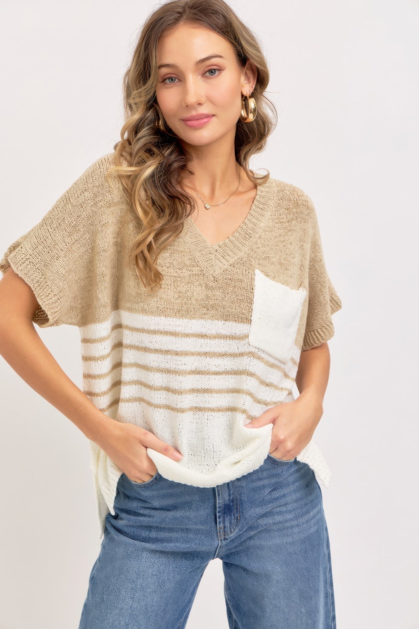 Casual Oversized Knit Top  Shop One Place