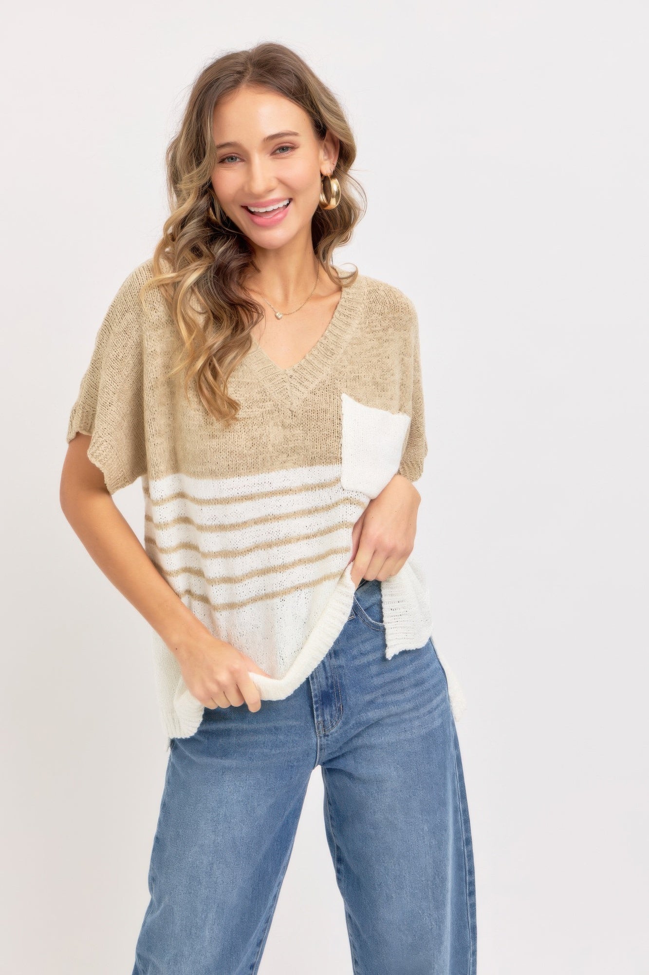 Casual Oversized Knit Top  Shop One Place