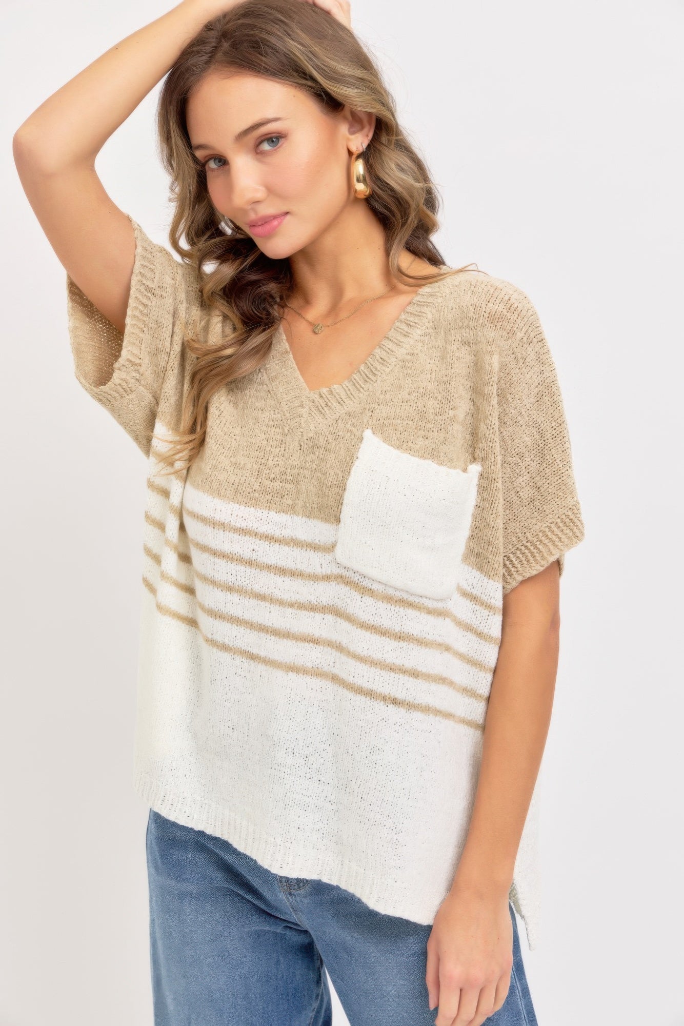 Casual Oversized Knit Top  Shop One Place