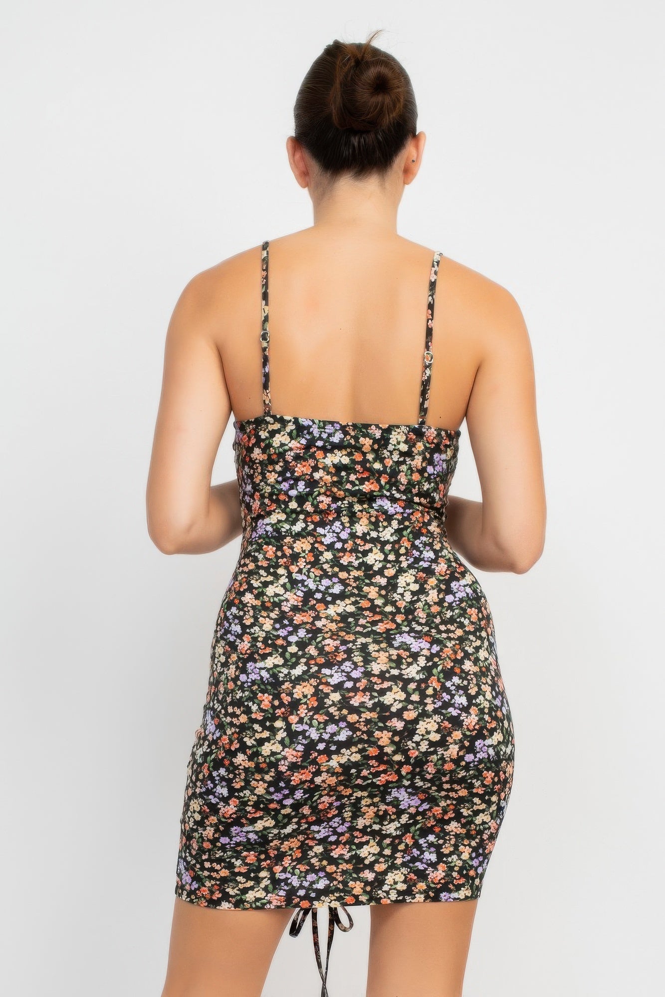 Ruched Floral Cami Dress  Shop One Place