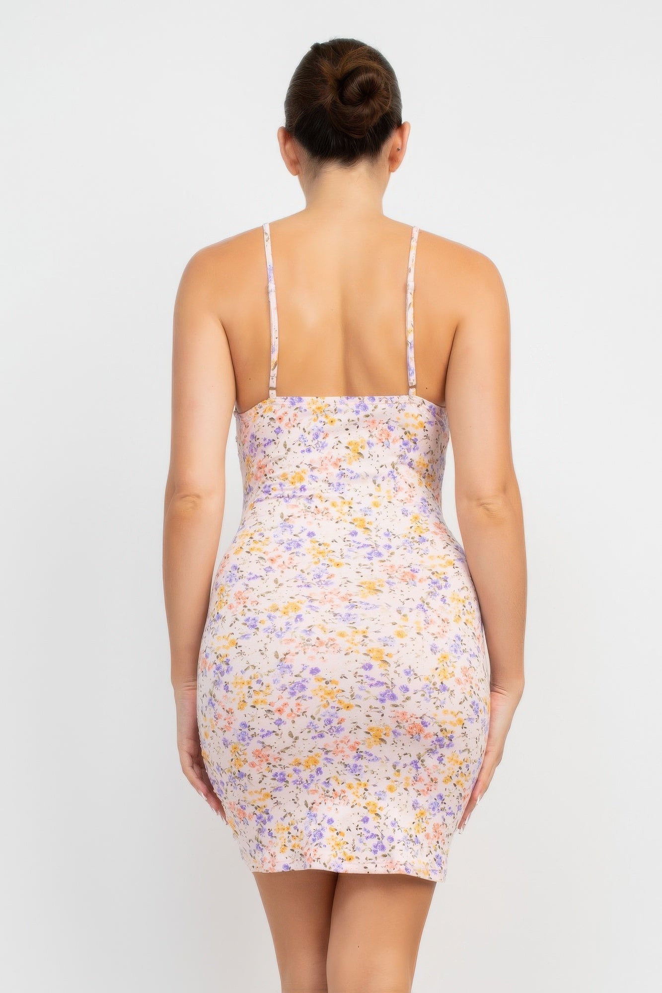 Ruched Floral Cami Dress  Shop One Place
