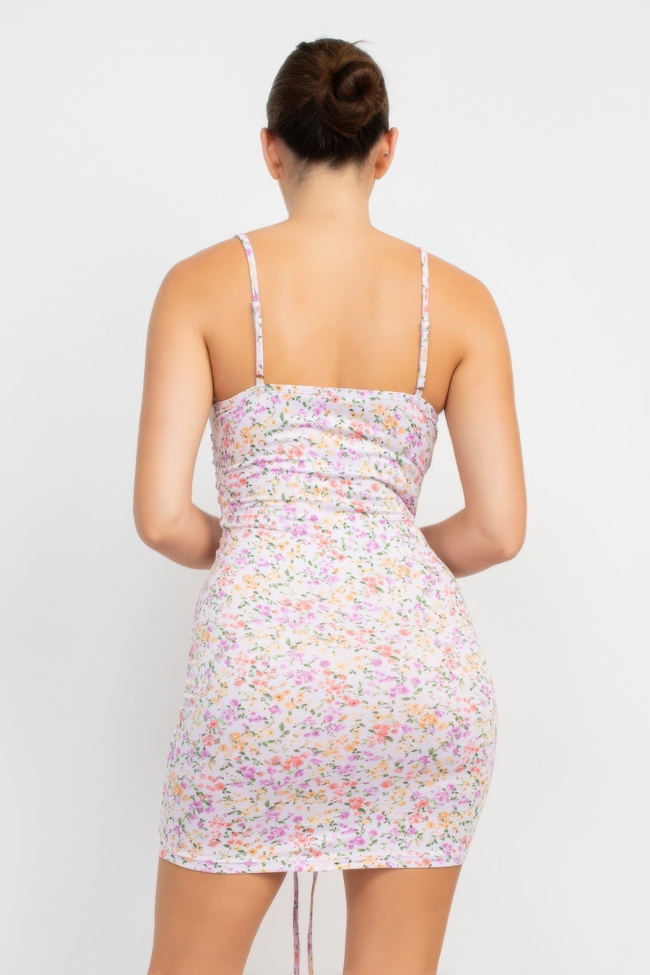 Ruched Floral Cami Dress  Shop One Place